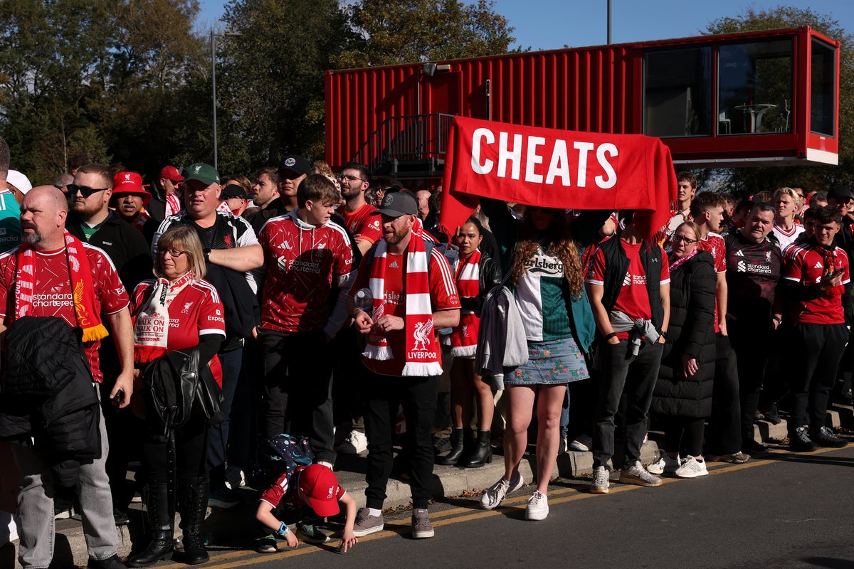 Man City greeted with boos and chants from Liverpool supporters in first match after guilty verdict