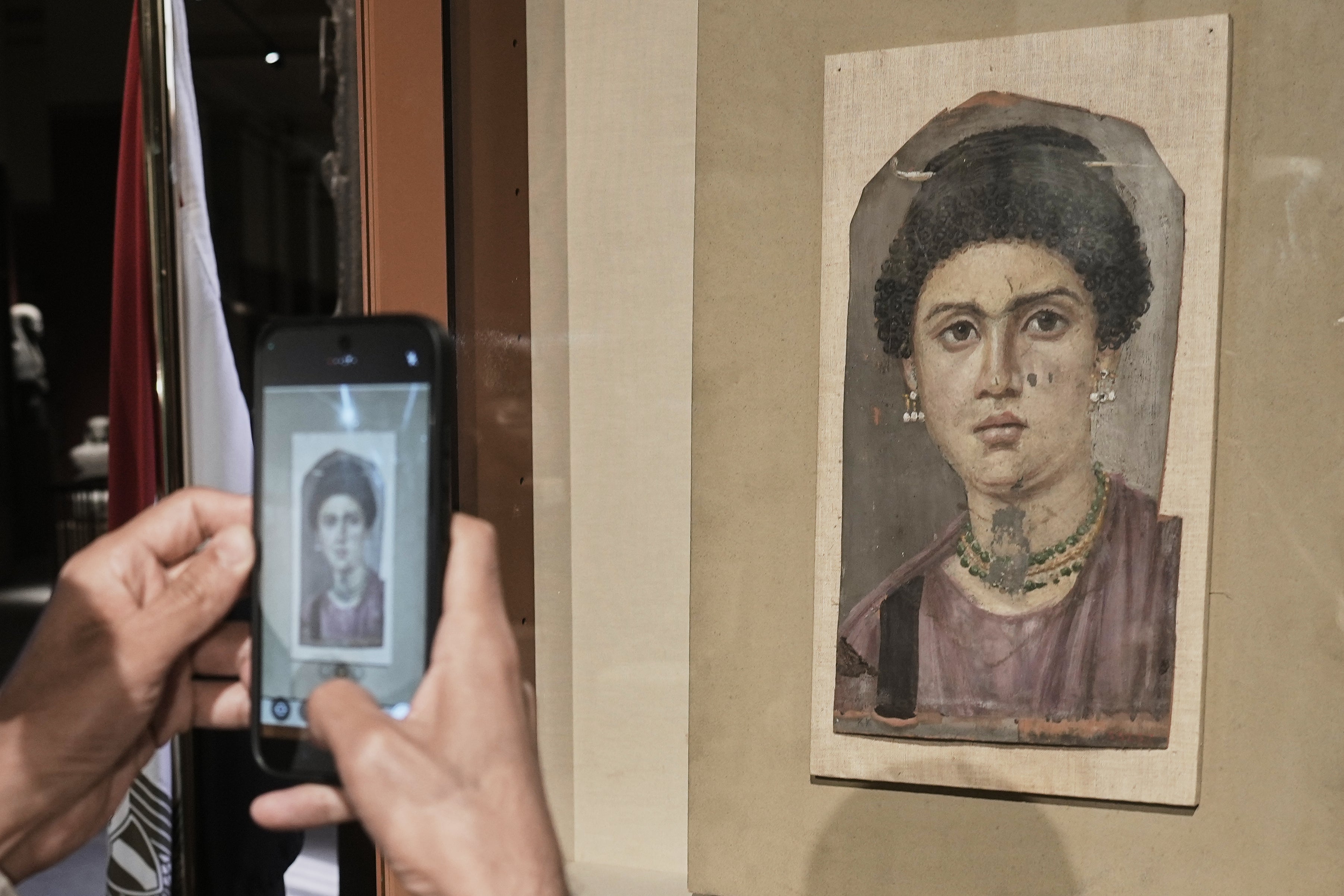 independent.co.uk - Hamza Fahmy - Egypt's Fayoum mummy portraits to travel abroad for first time after restoration