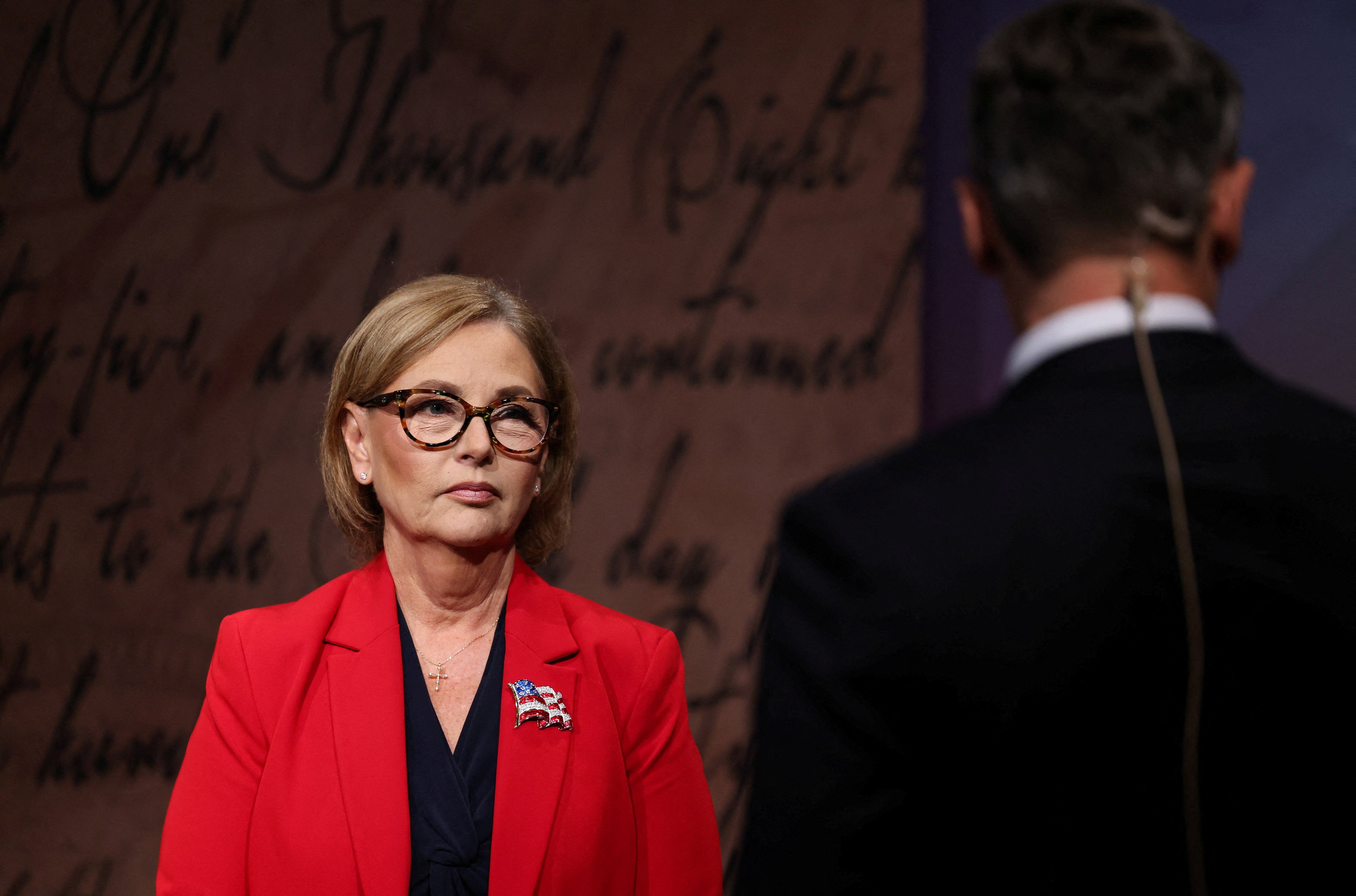 Sen. Darline Graham, R-S.C., and Democratic nominee Annie Andrews took their campaign trail sniping to the debate stage Sunday night