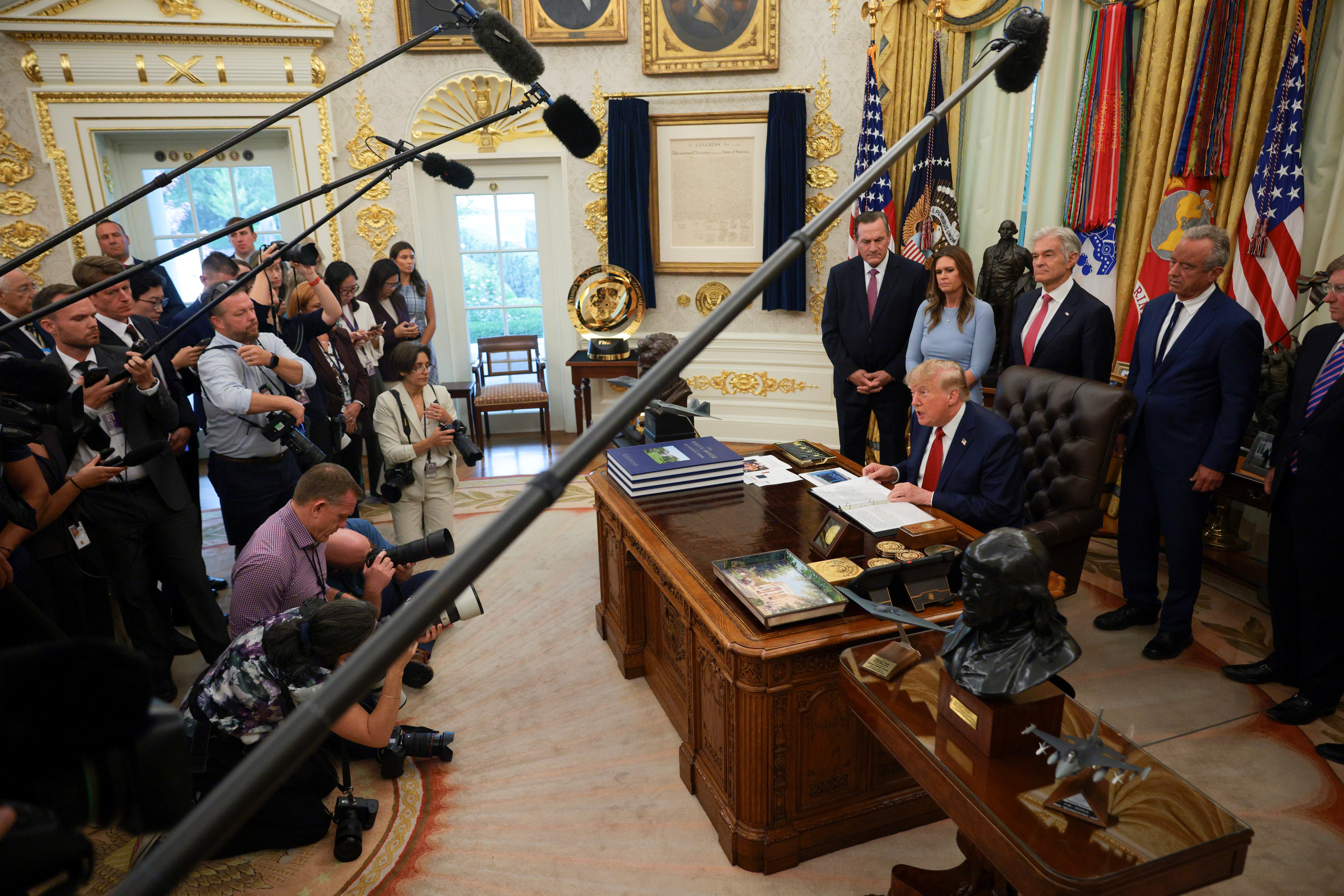 The DOJ is reportedly investigating the White House TV press pool's boycott of White House coverage