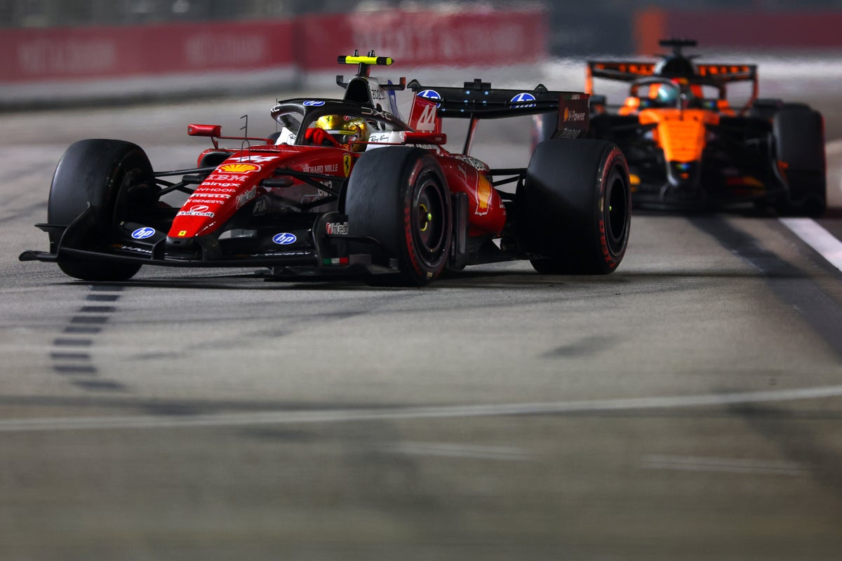 Lewis Hamilton apologises to Ferrari after major error at Singapore GP