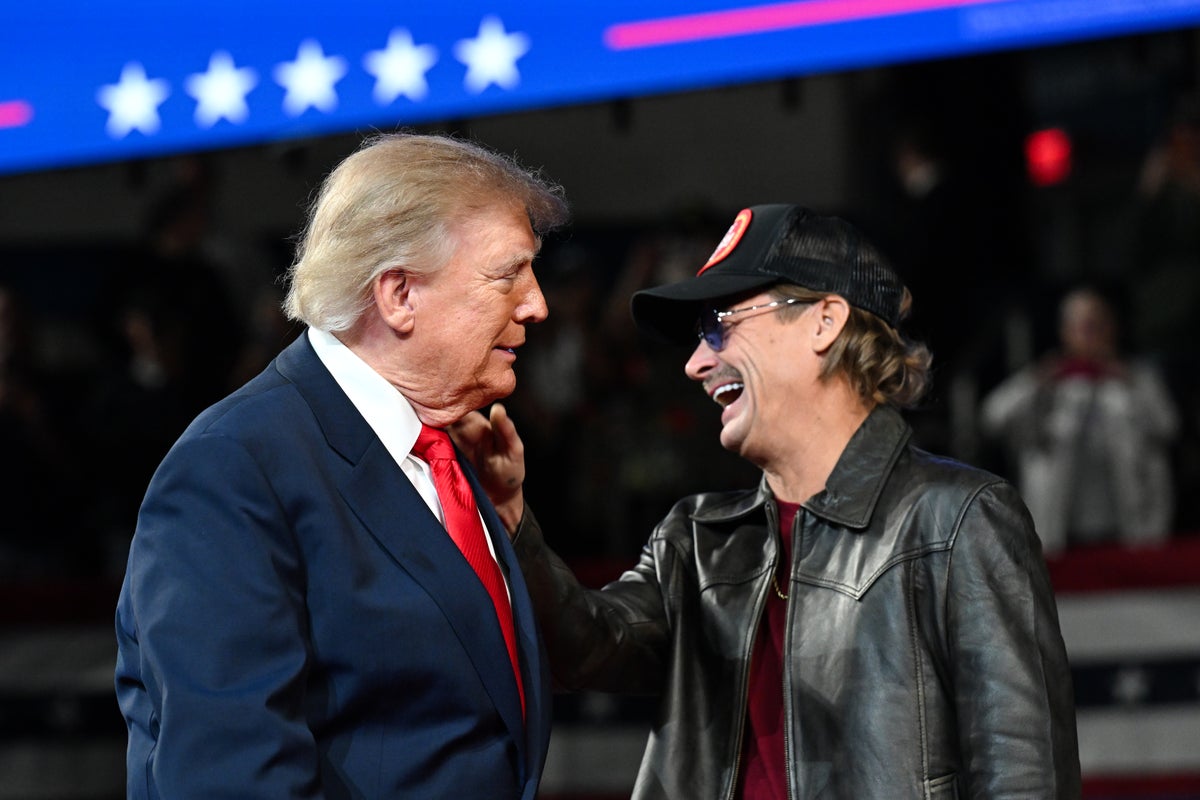 Trump shares Kid Rock's anti-Islam comments warning of 'civil war' in coming years