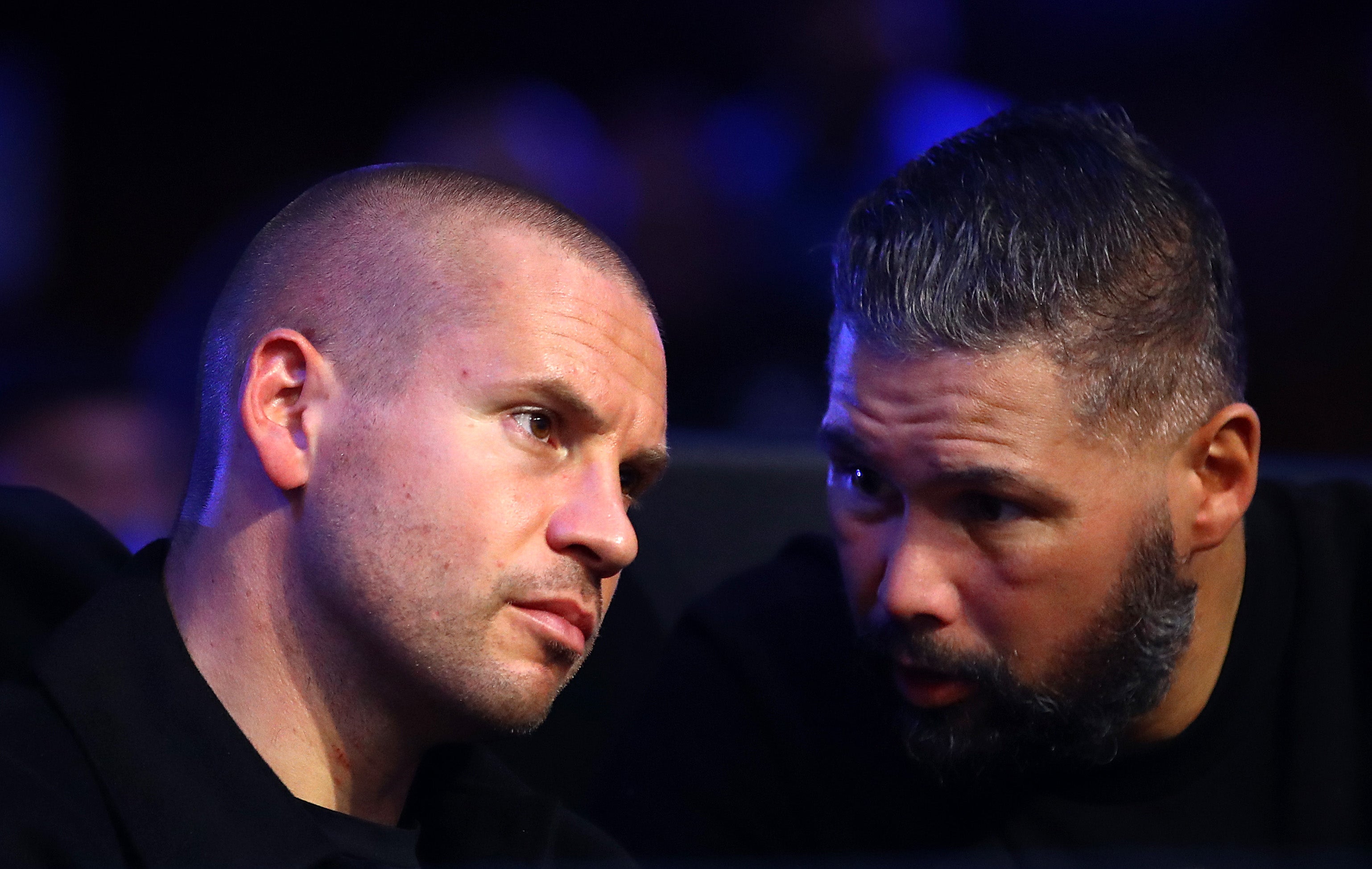 Matchroom’s Frank Smith (left) spoke to ex-champion Tony Bellew on ‘Fight Your Corner’