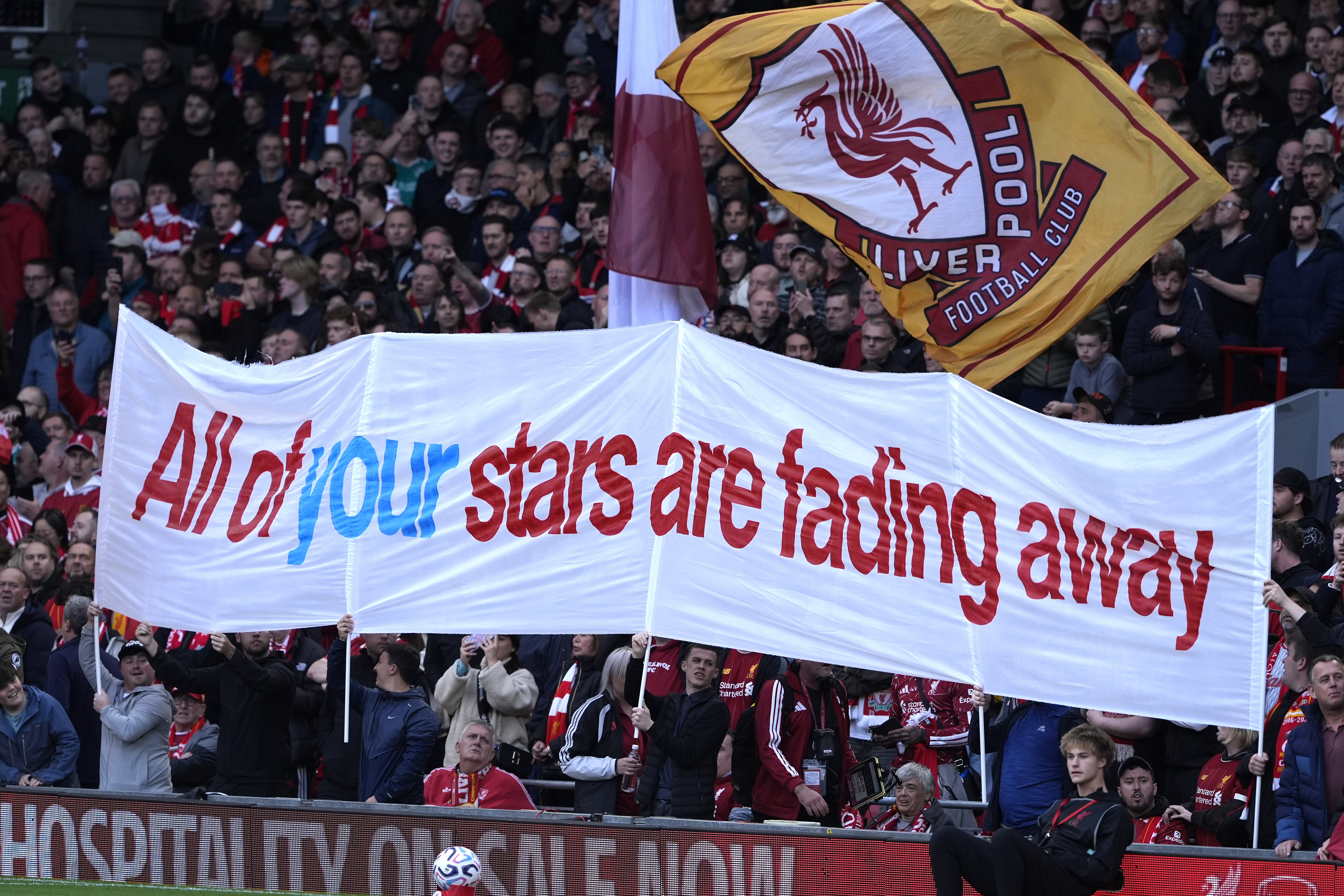 In a highly charged atmosphere at the ground, the visitors were berated as “cheats” by Liverpool supporters after an independent commission ruled City had used sham contracts to inject £830 million of inflated income into the club over nine seasons