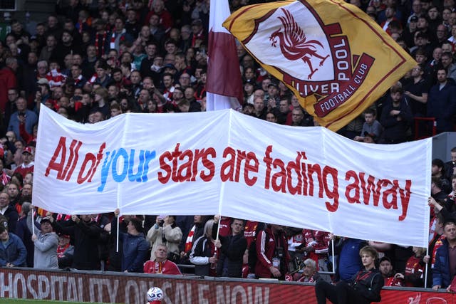In a highly charged atmosphere at the ground, the visitors were berated as “cheats” by Liverpool supporters after an independent commission ruled City had used sham contracts to inject £830 million of inflated income into the club over nine seasons