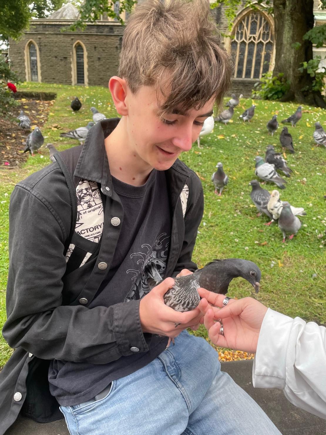Robotics student Jamie Collins, 21, was stabbed to death in the garden of his home in Filton, South Gloucester