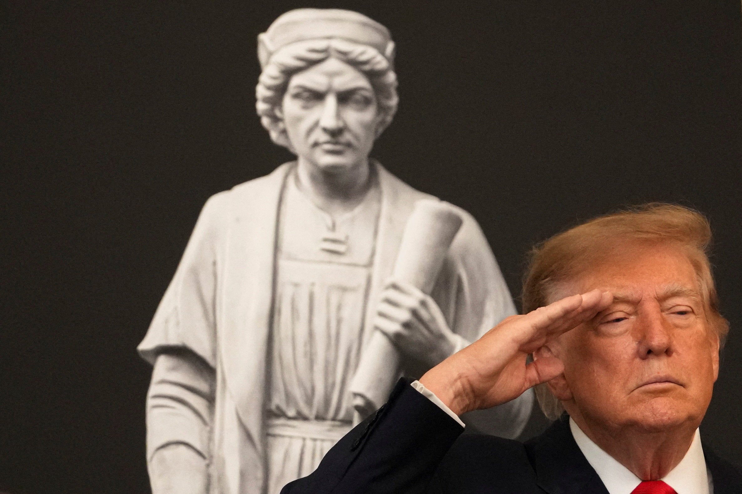 Columbus Day is a federal holiday; banks close while the stock market remains open