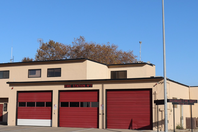 A California man says that he was run over outside of this Richmond, California, fire station while he was sleeping