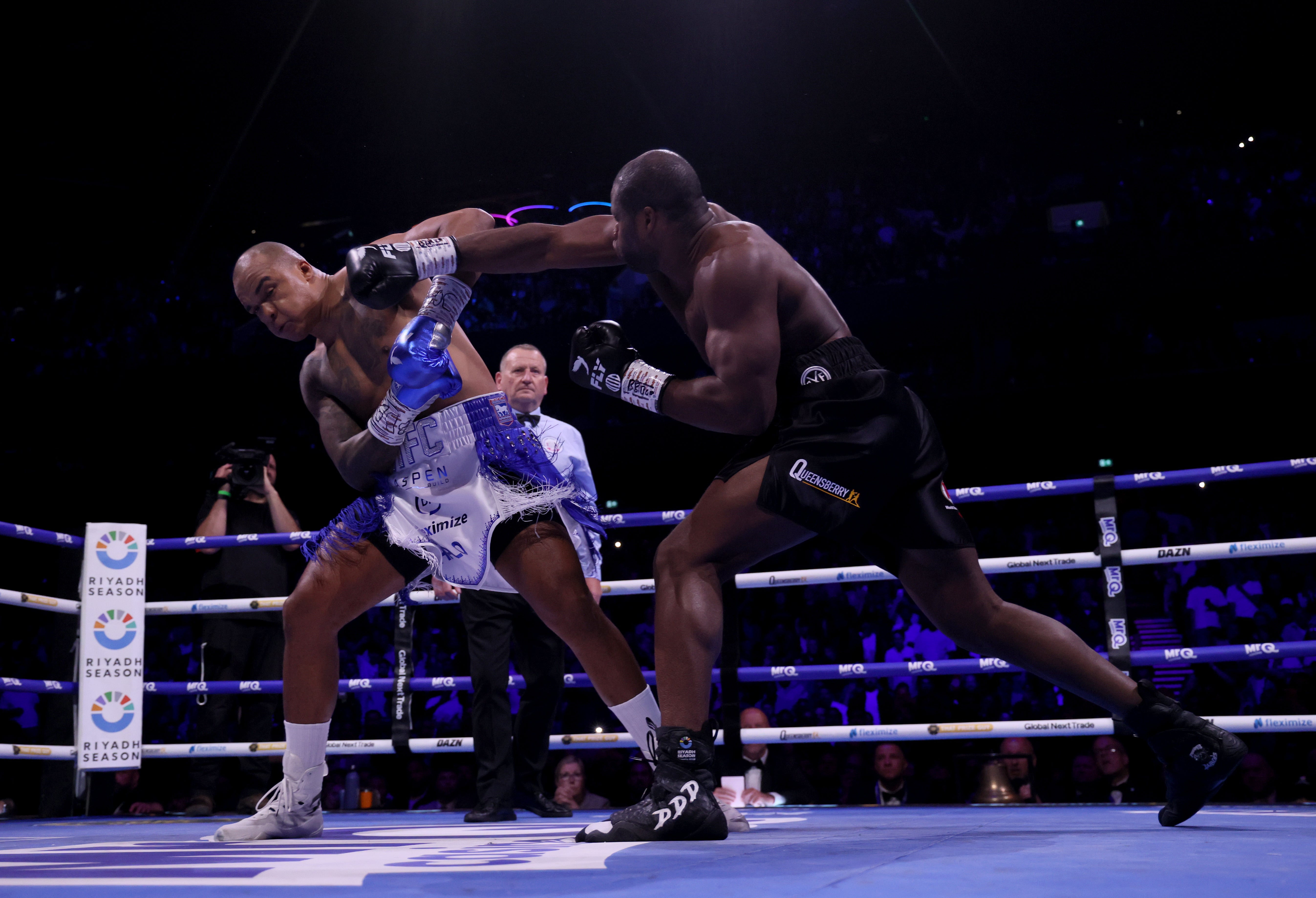 Fabio Wardley (left) was stopped by Daniel Dubois (right) in their first fight (Richard Sellers/PA)