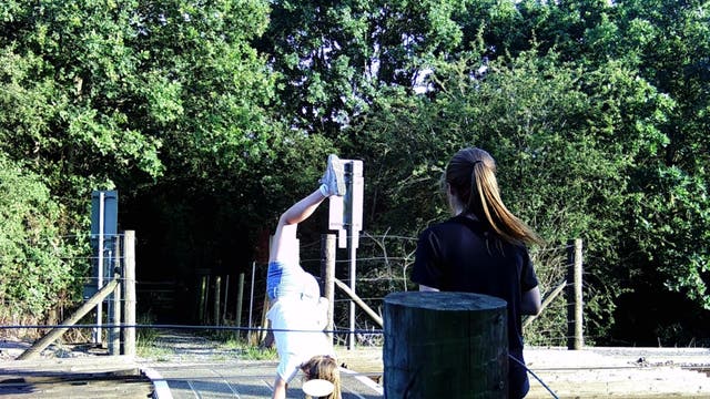 Network Rail said children and teens were playing dangerous games on the tracks in Brickfields