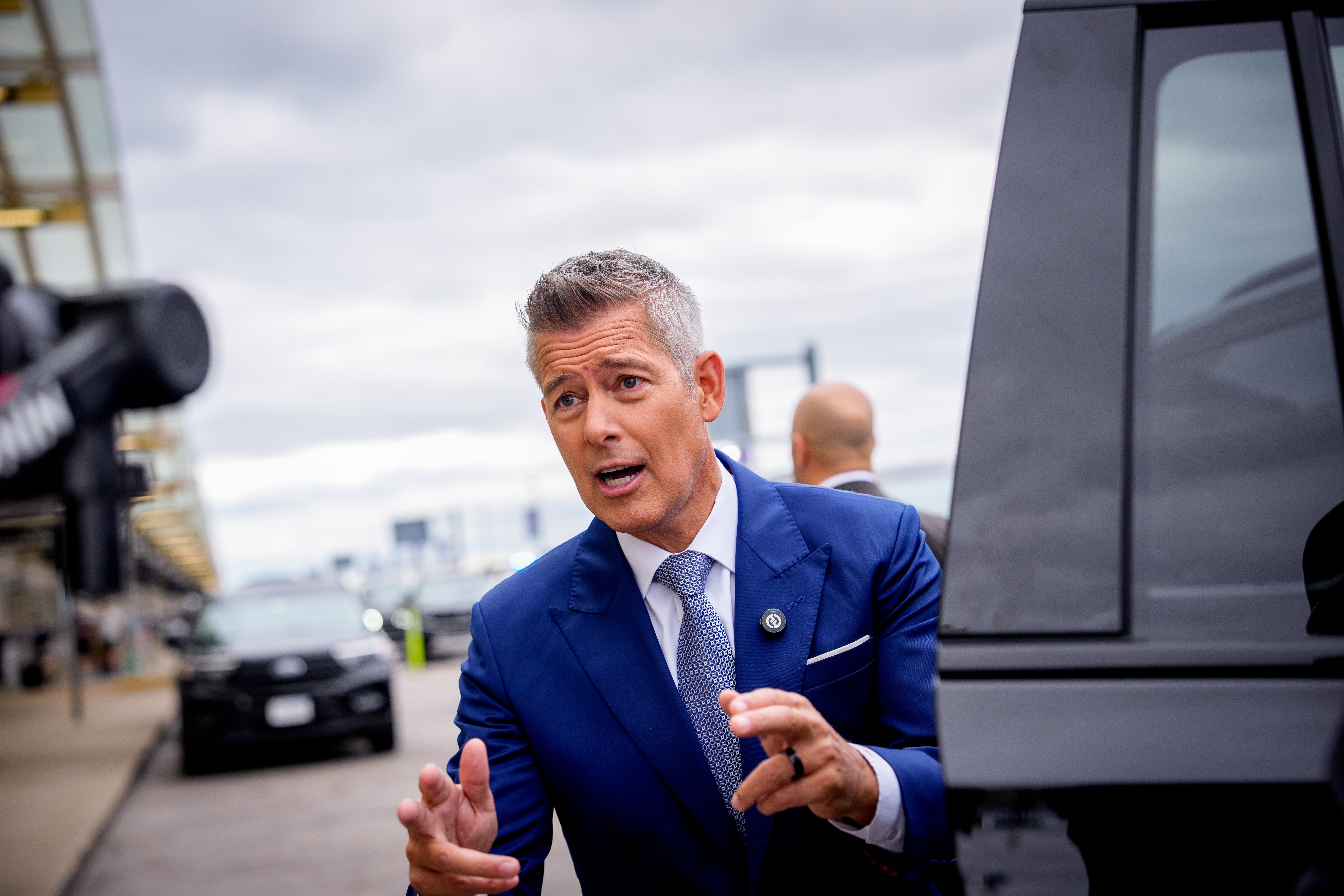 Transportation Secretary Sean Duffy has not fined any airlines since taking office in January 2025