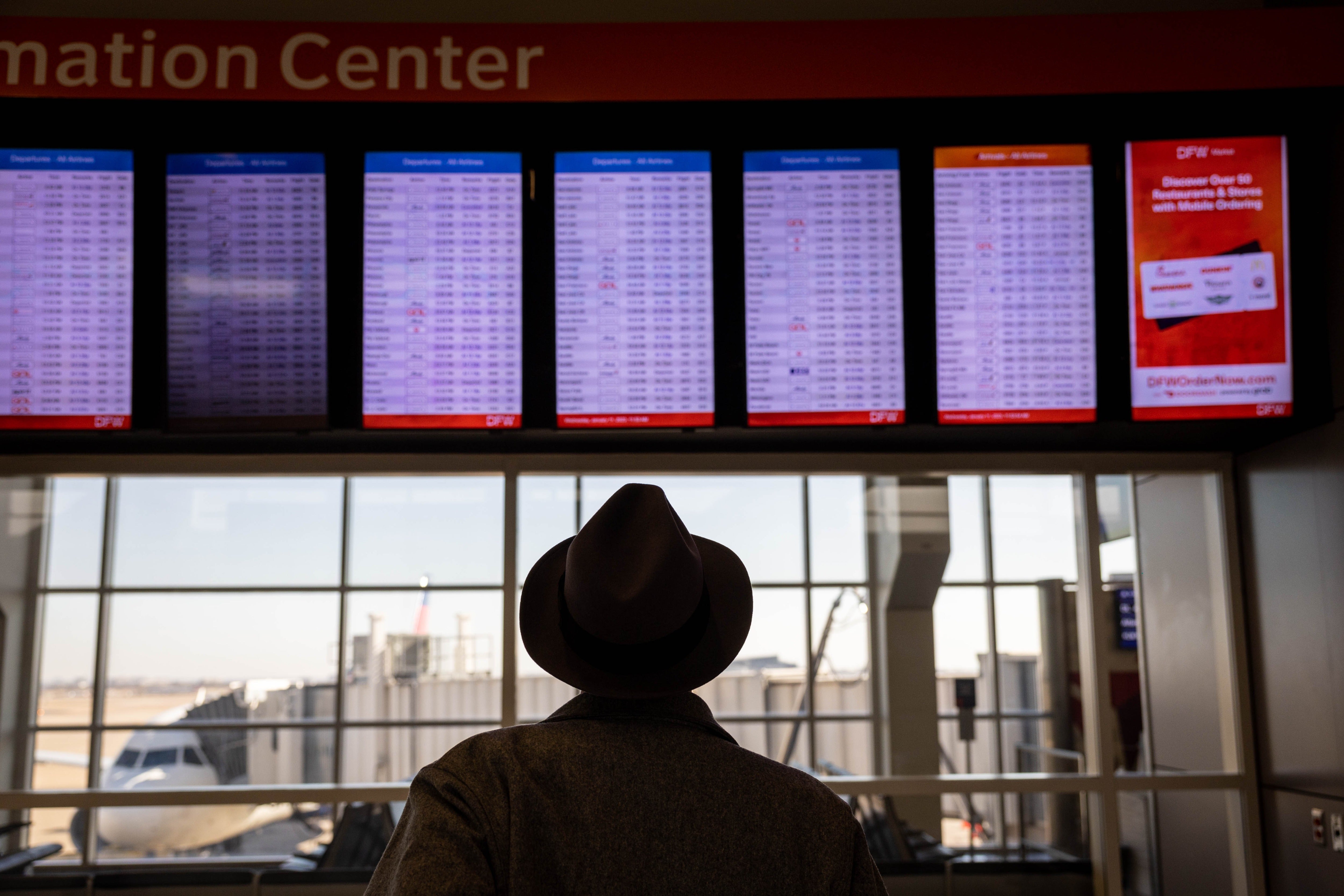 Dallas/Fort Worth International, a 26-minute drive from downtown, was ranked the most stressful airport among more than 50 major U.S. airports, with a delay rate of 27.86 percent and a cancellation rate of 2.76 percent