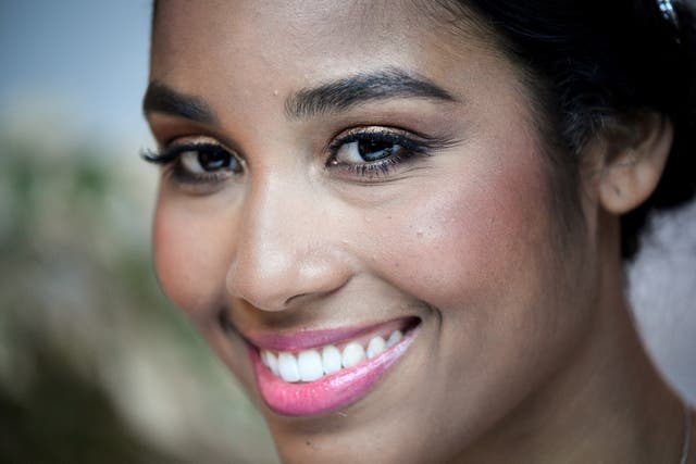 Miss France 2020, Miss Guadeloupe Clemence Botino poses after being crowned