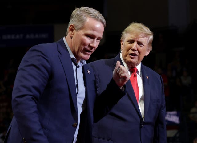 ‘I'm standing over here, and I don't do this with men very often. I started examining [Husted’s] body because I didn't know he was a great athlete...I looked at his a**, and I looked at the whole, and then I looked at his hands,’ Trump told his supporters Monday night in Youngstown