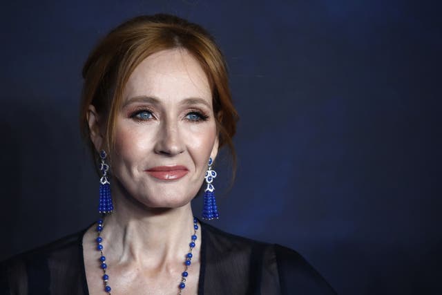 Rowling condemned ‘wealthy women who repost the vogueish mantras while sitting in dressing rooms guarded by private security guards’ in her essay