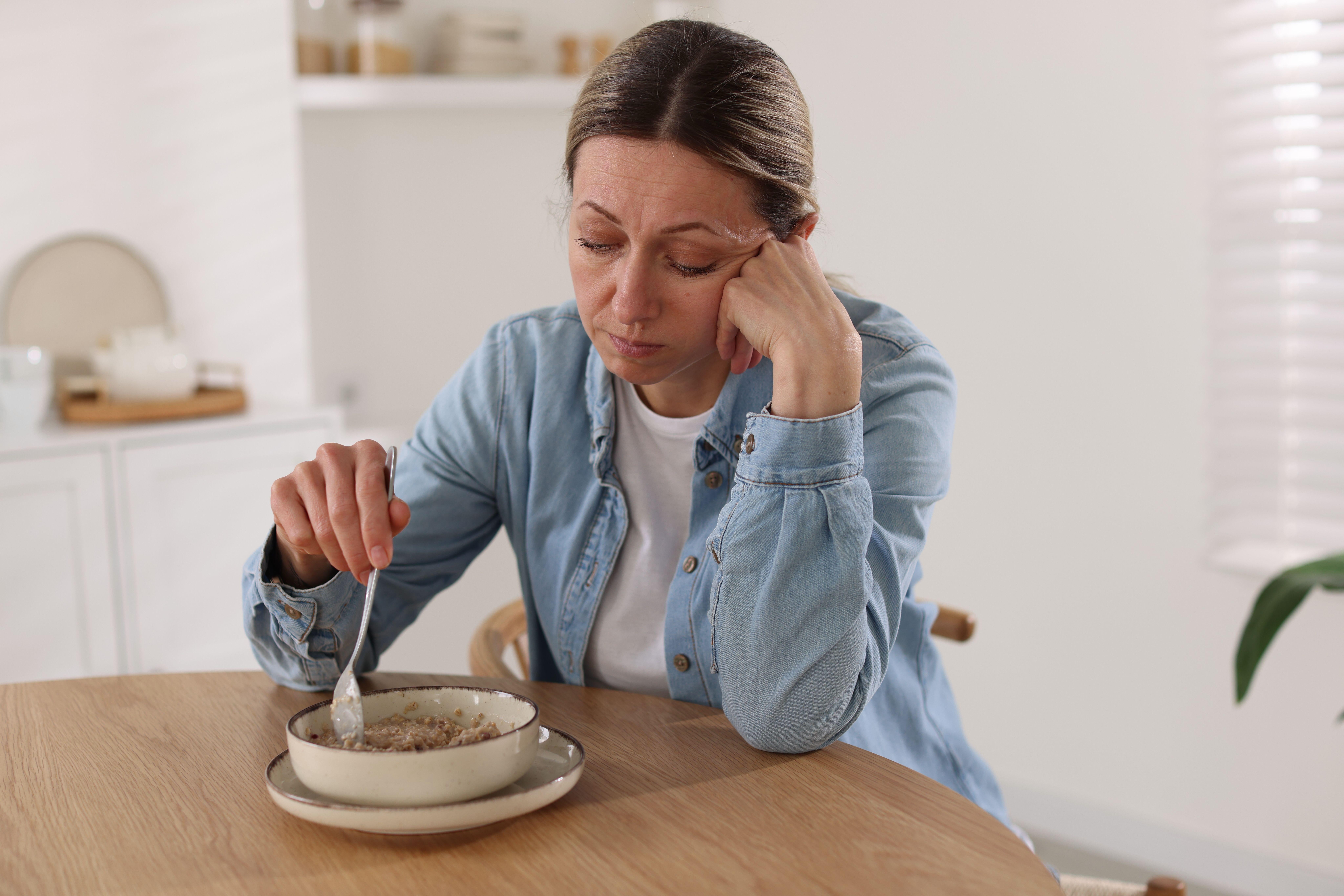 ‘Difficulty swallowing can be a sign that there is cancer pressing on your oesophagus,’ says Routledge