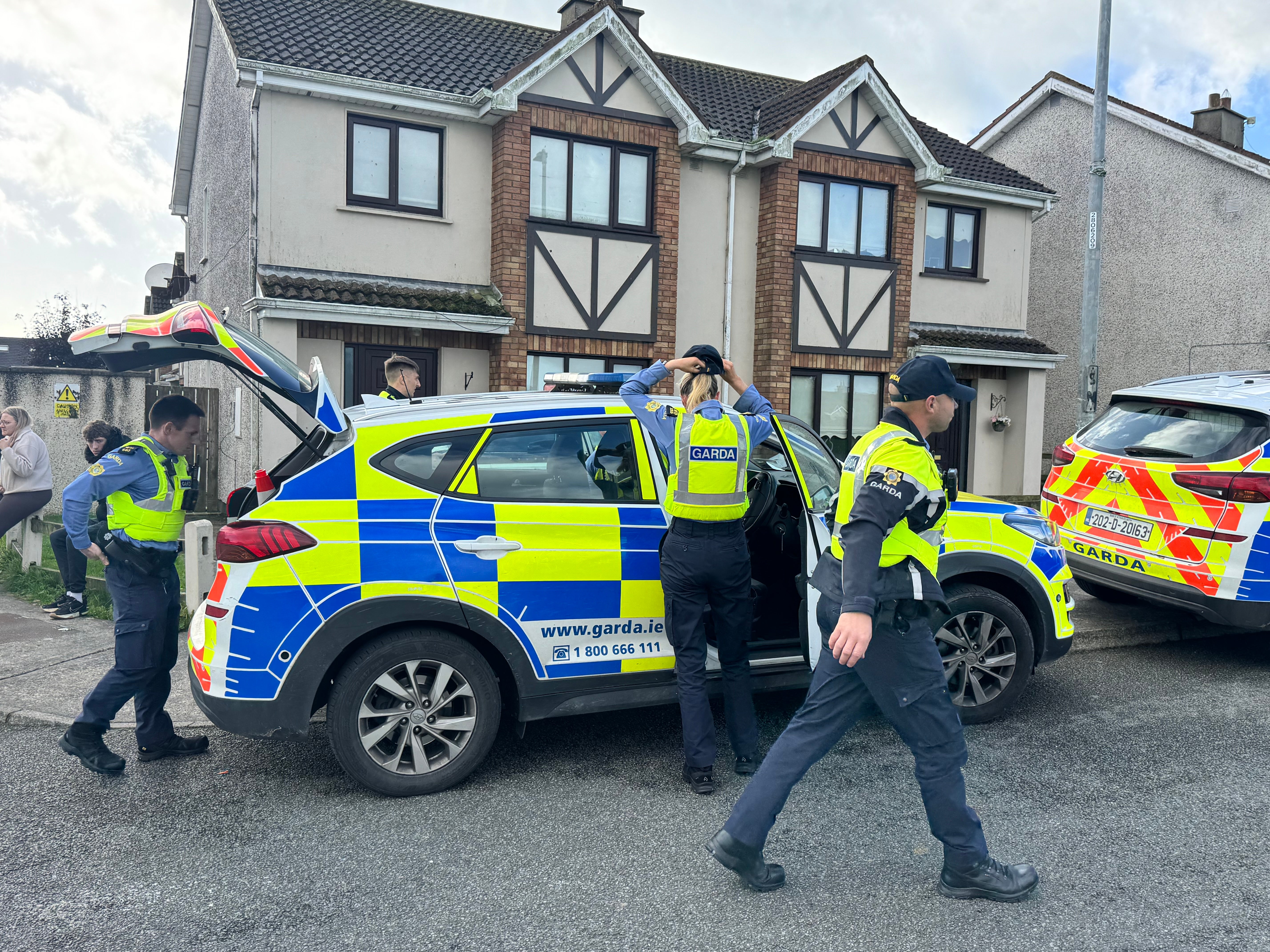 Emergency crews were called to the property in the Birchwood area of the city shortly after 5am on Tuesday morning.