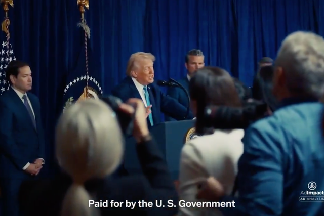 Government ethics experts and members of Congress have denounced the ads as illegal use of public funds to promote political propaganda