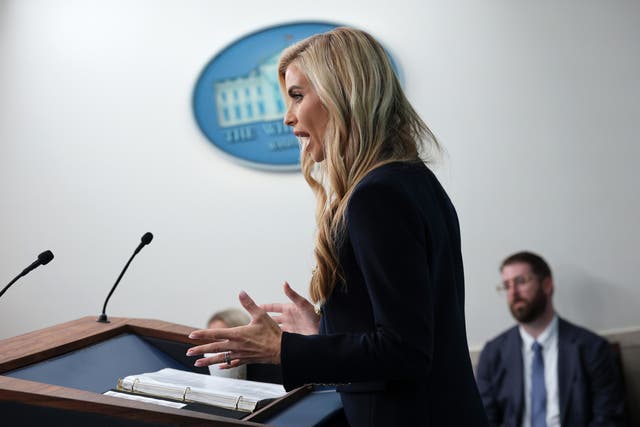 At one point, Zacharia attempted to recover from the laughter in the room by pivoting to more praise for Trump, whom she called ‘the most family-friendly president we've ever had’