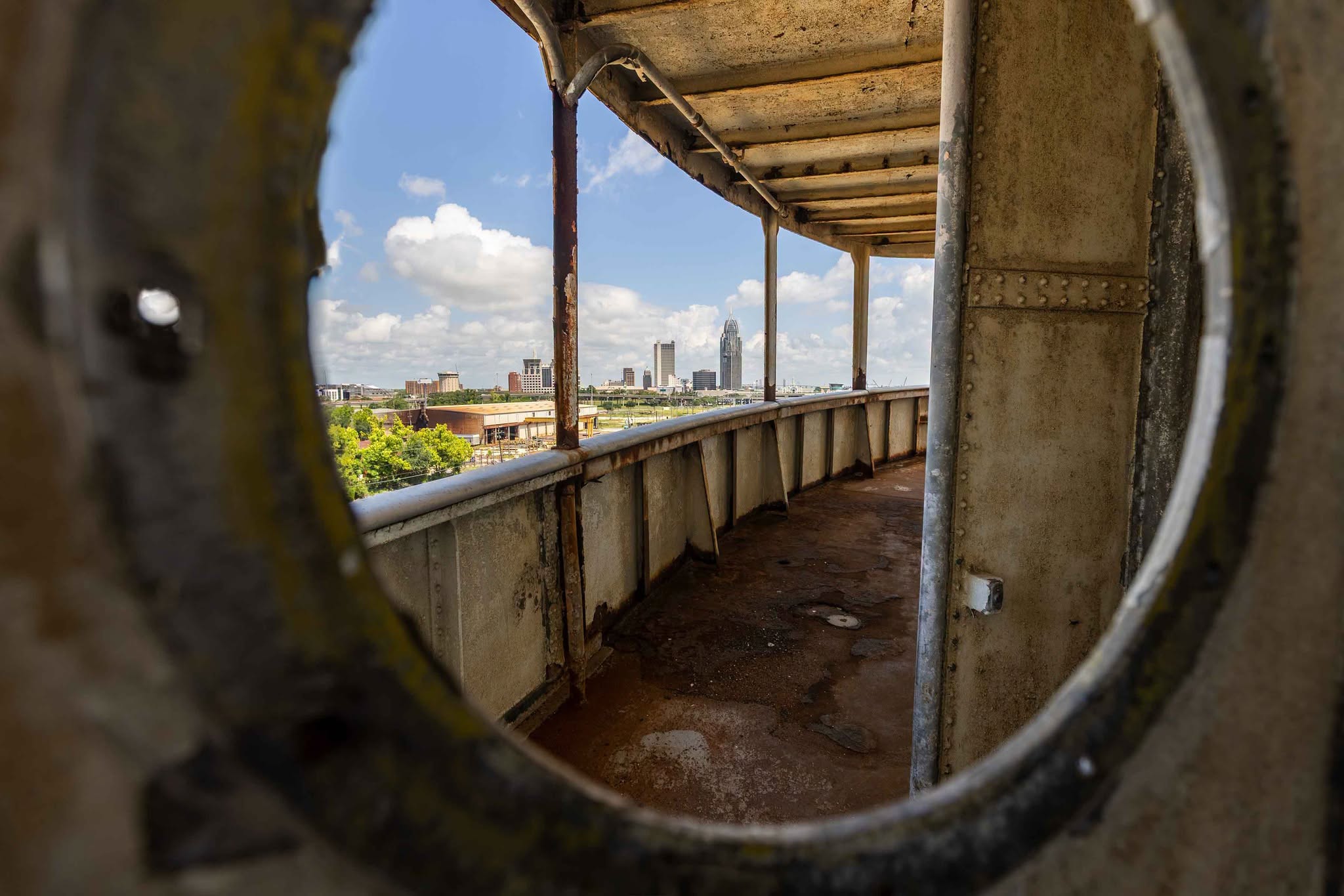 The former luxury liner, which carried presidents and celebrities across the Atlantic, has been undergoing environmental cleanup in Mobile, Alabama, since March 2025