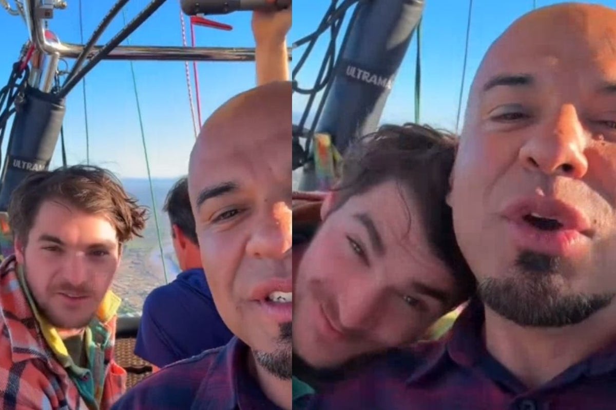 RJ Mitte took a hot air balloon ride with Breaking Bad co-star days before his tragic death