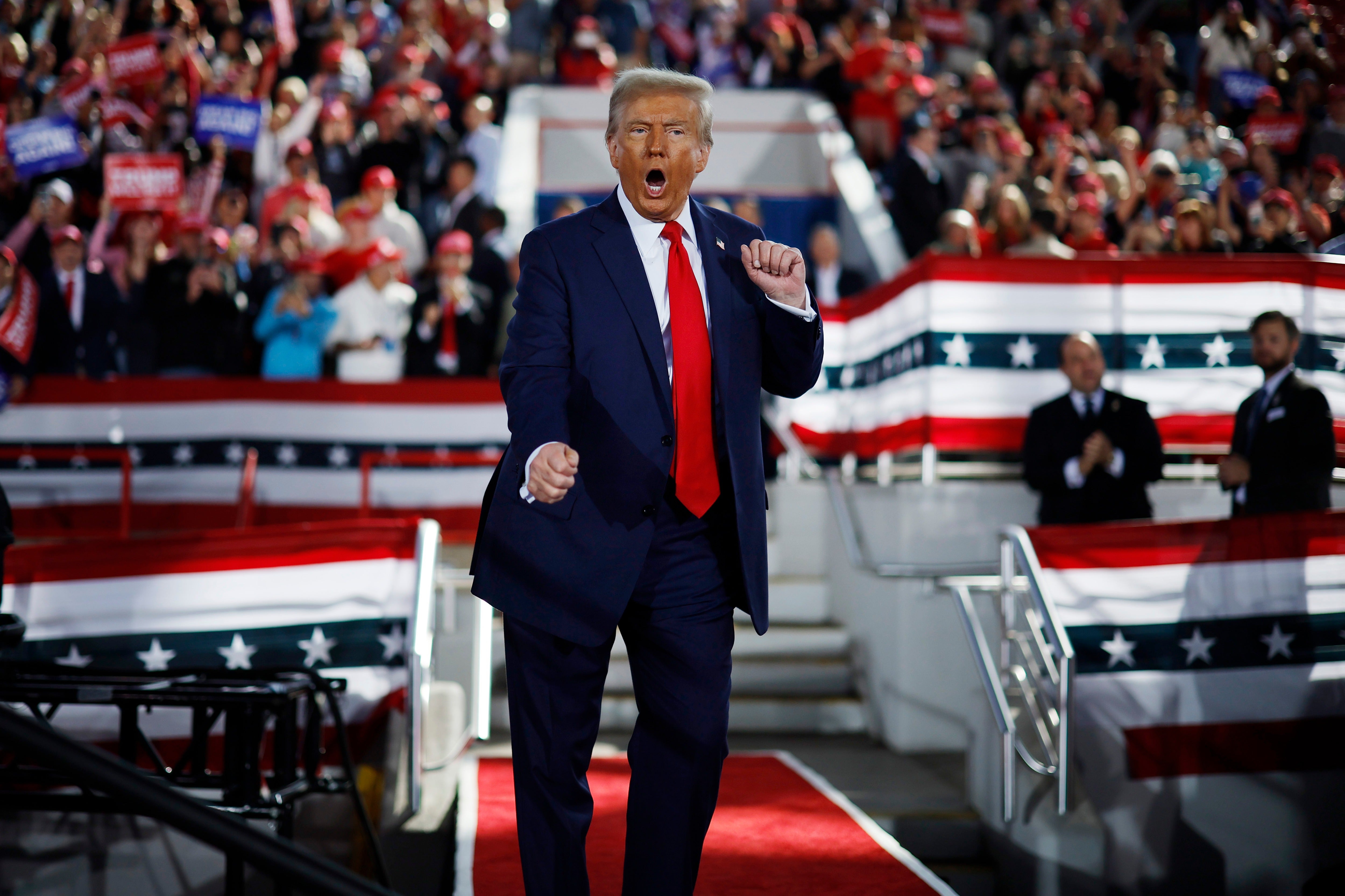 President Donald Trump continues to question the nation’s election integrity