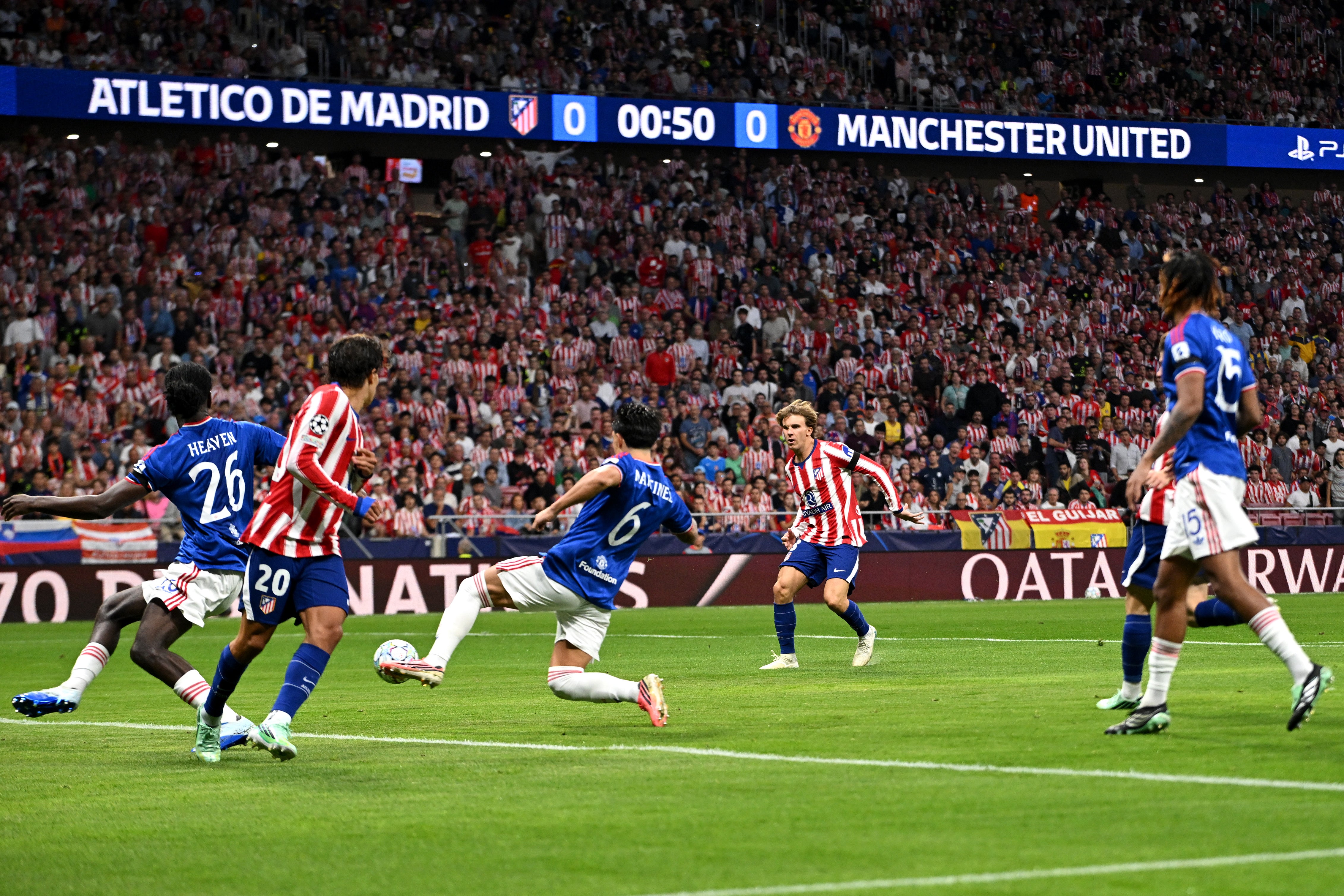 Barrios opened the scoring in 47 seconds in the Spanish capital