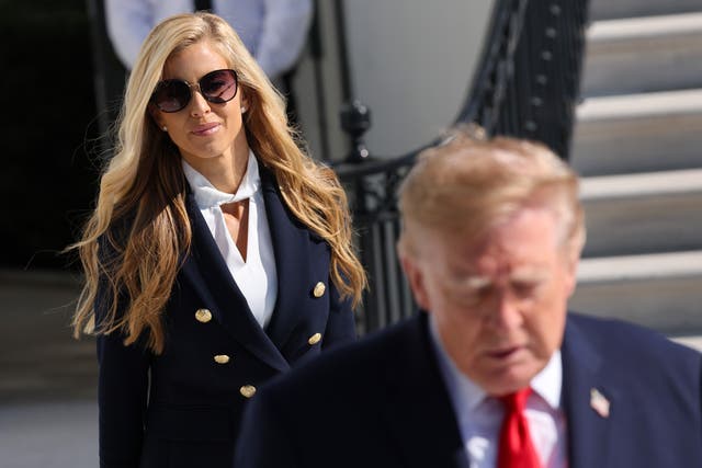 White House Press Secretary Katie Zacharia (left) reportedly did not pass the bar exam despite claiming to be a lawyer ( Getty )