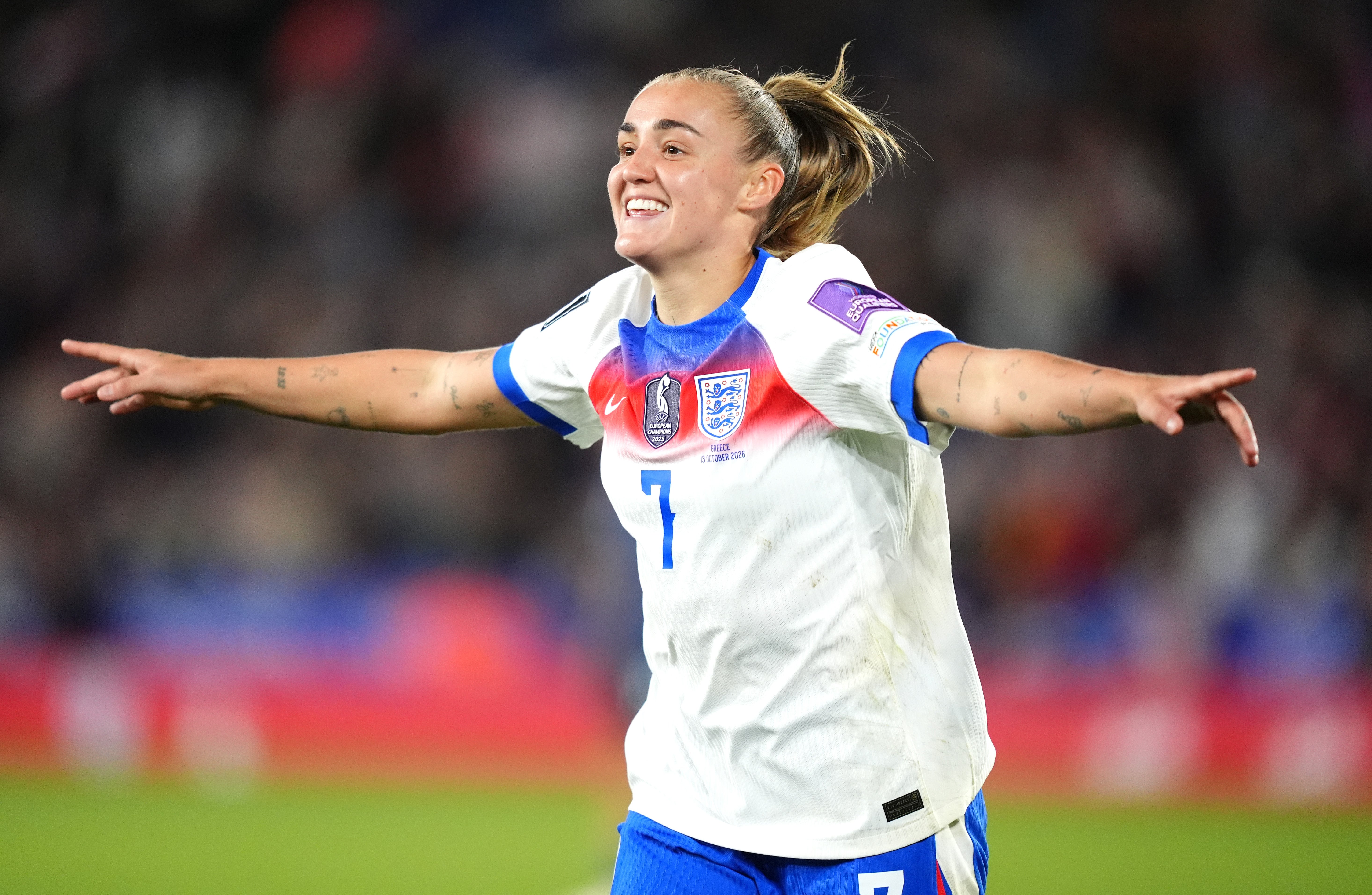Georgia Stanway netted against Greece (Nick Potts/PA)