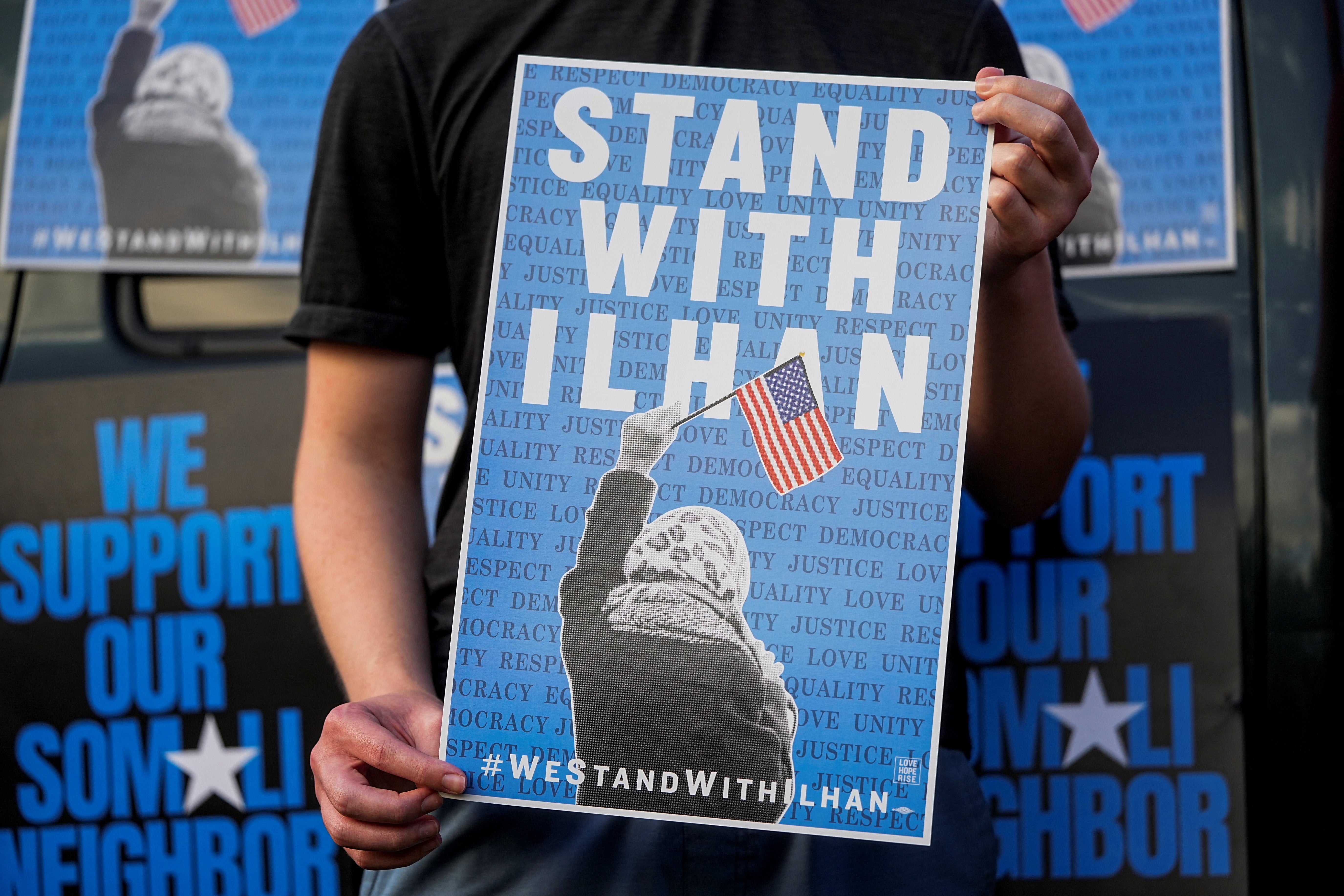 The refugee policy changes were issued without warning one day after immigration agents raided the home of Democratic Rep. Ilhan Omar, a Somali refugee and a frequent target of Trump and his allies