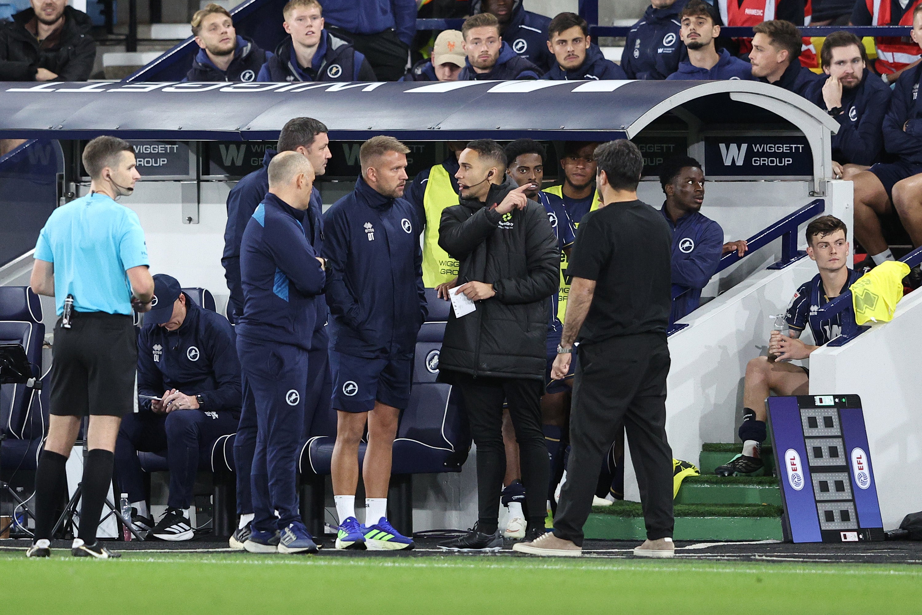 Millwall's match against Swansea was paused after an alleged racist incident