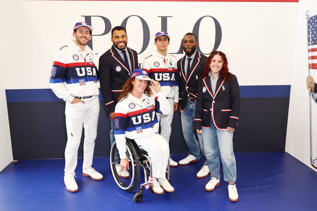 Guimaraes (right) represented Team USA at the 2024 Paris Paralympics, placing eighth in the long jump at Stade de France