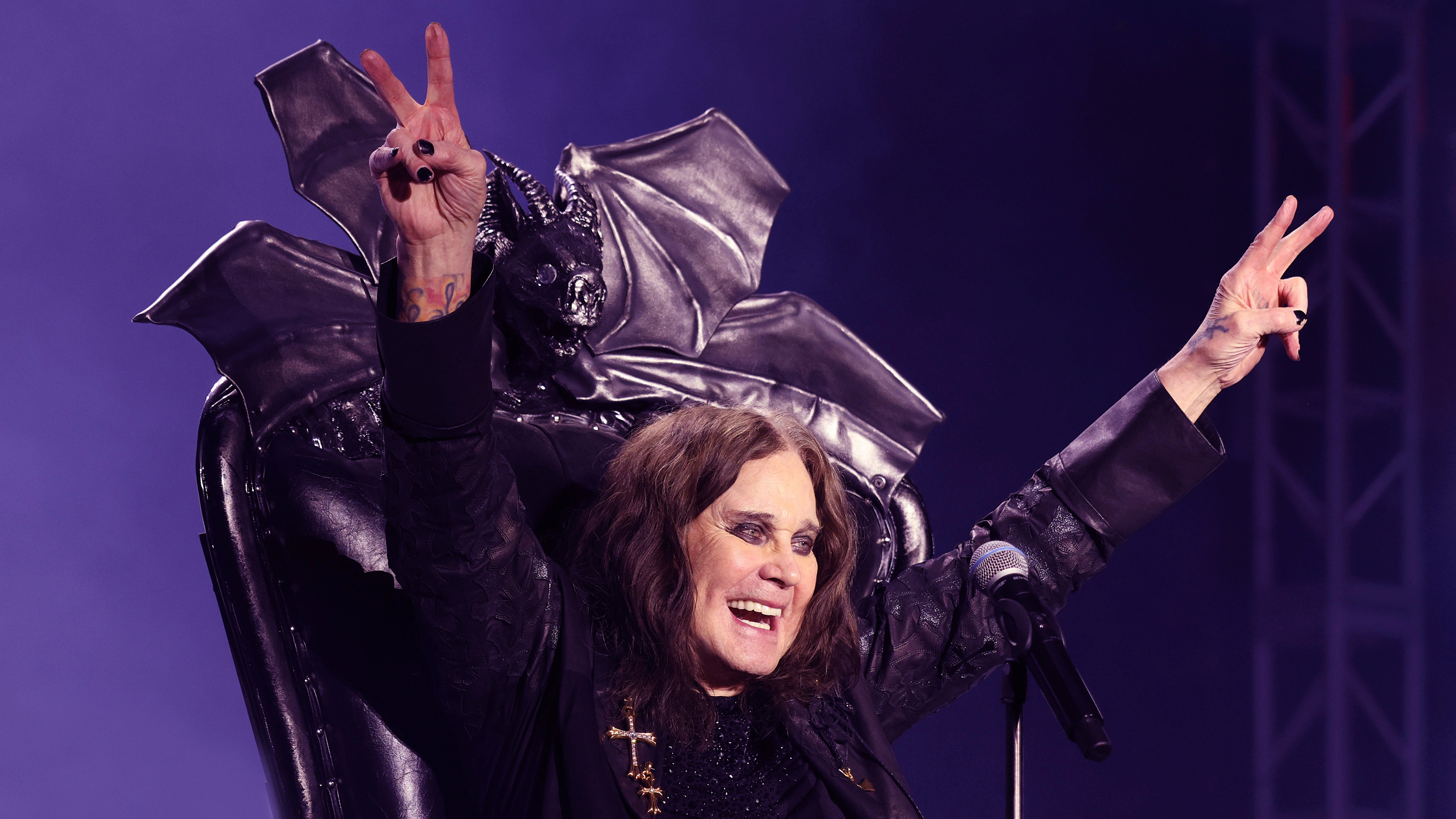 Ozzy during his final concert