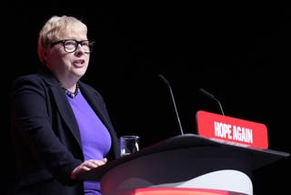 Environment Secretary Dame Angela Eagle will present โa strengthened Water Billโ to MPs (Peter Byrne/PA)