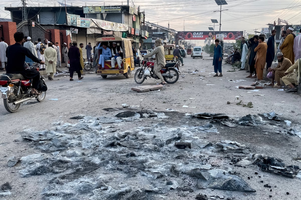 Five injured as Imran Khan protests turn violent in Pakistan –&nbsp;what we know