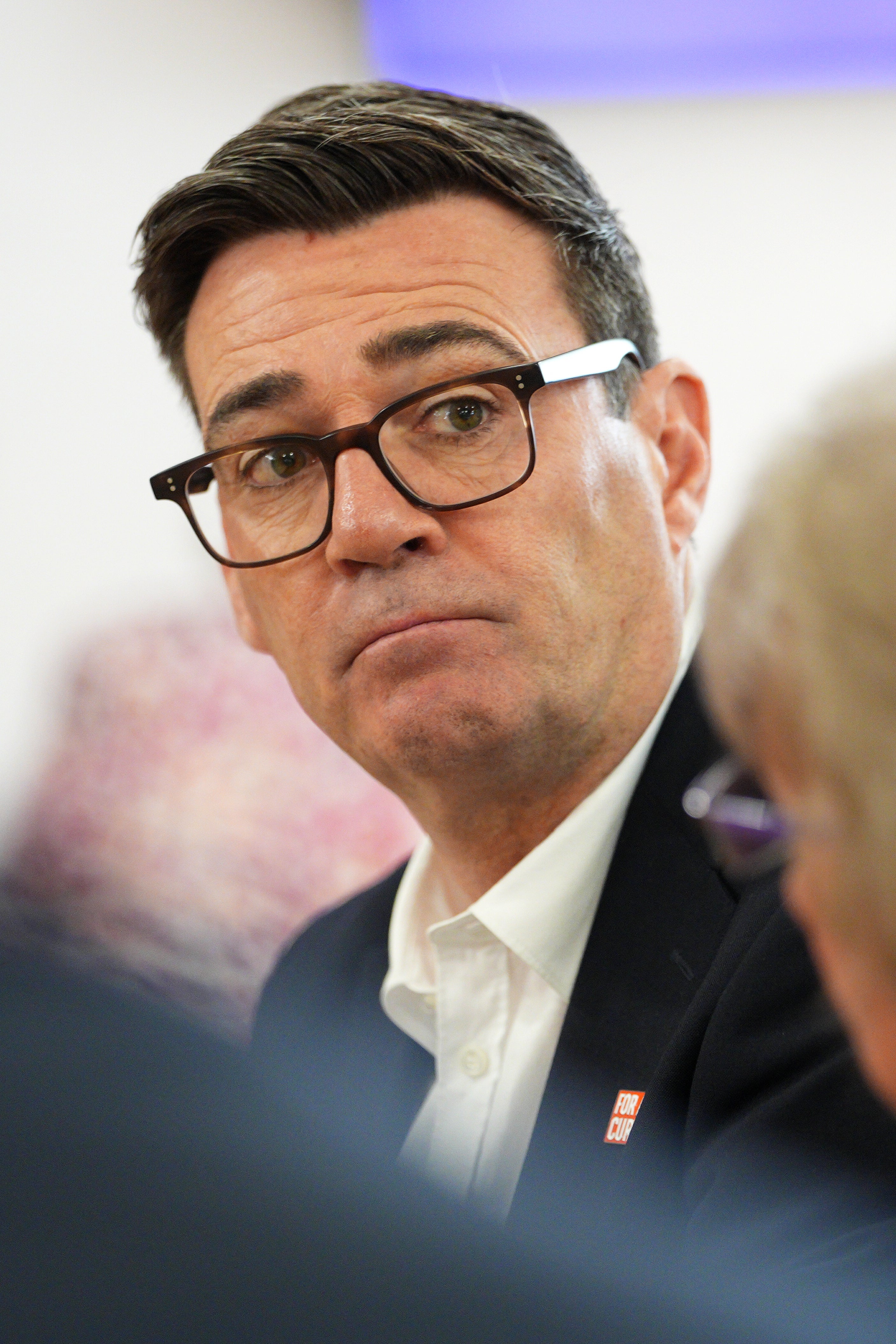 Andy Burnham has refused to confirm his support for a third runway (PA)