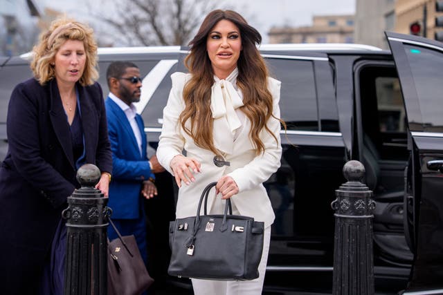 Kimberly Guilfoyle told the White House that her text messages asking a Trump donor for $100,000 were AI-generated, according to a new report. She was later asked to resign over the reports