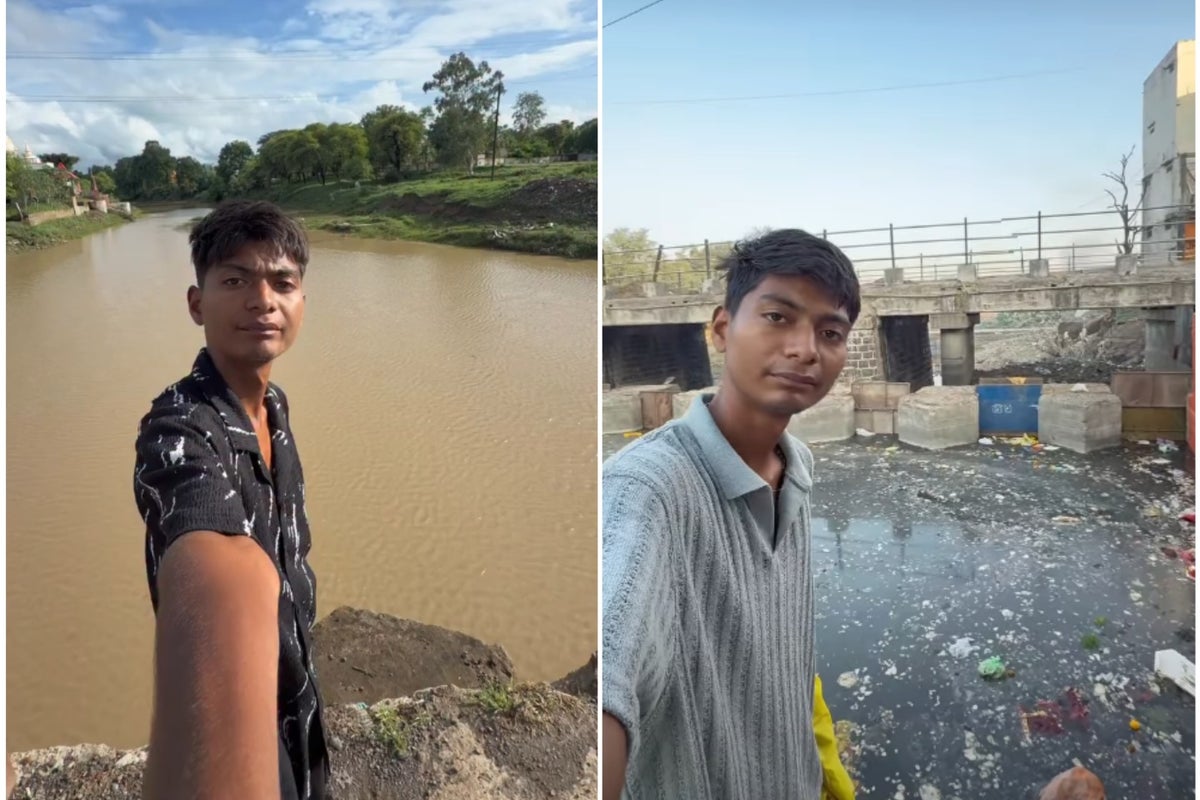 Man who spent eight months cleaning trash-filled river returns to find it filthy again