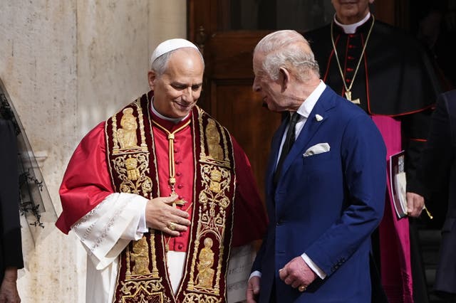 Charles and Camilla were in Rome in October to meet with Pope Leo XIV at the Vatican