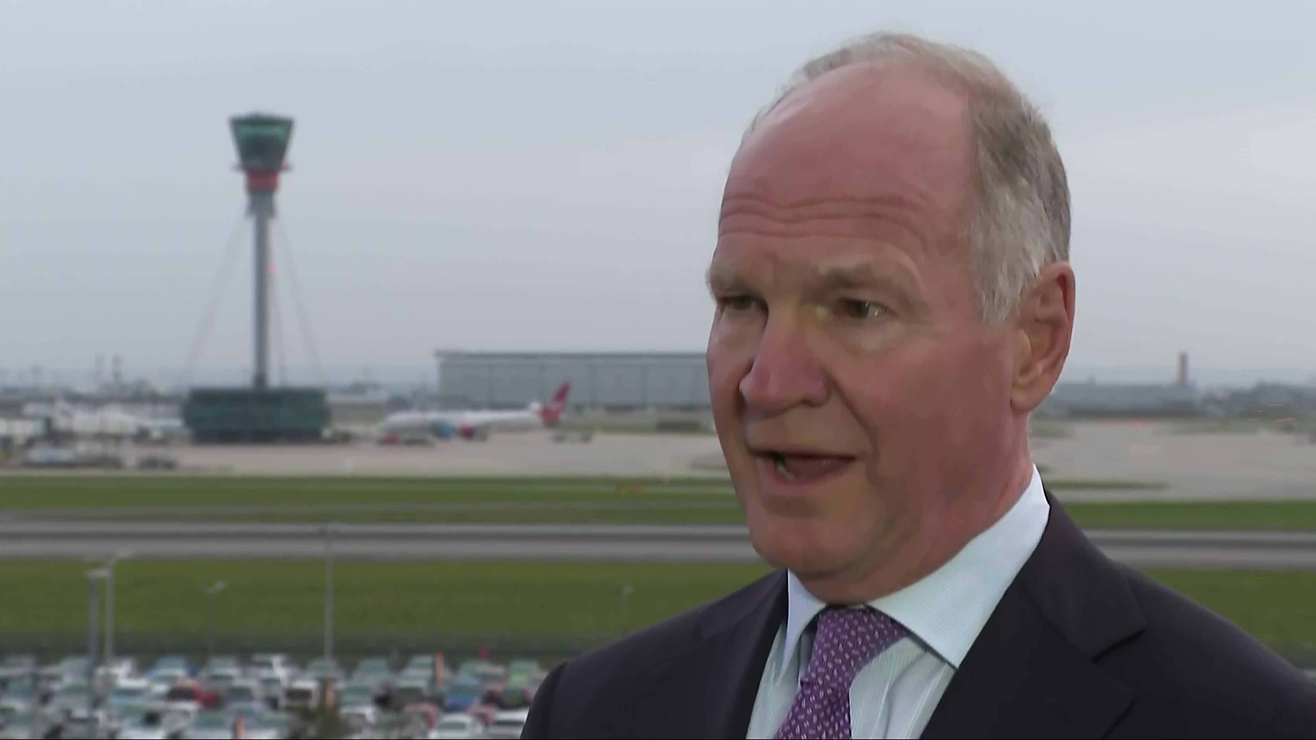 The speech comes after Heathrow chief executive Thomas Woldbye said he hoped the Prime Minister will throw his weight behind the third runway scheme (PA)
