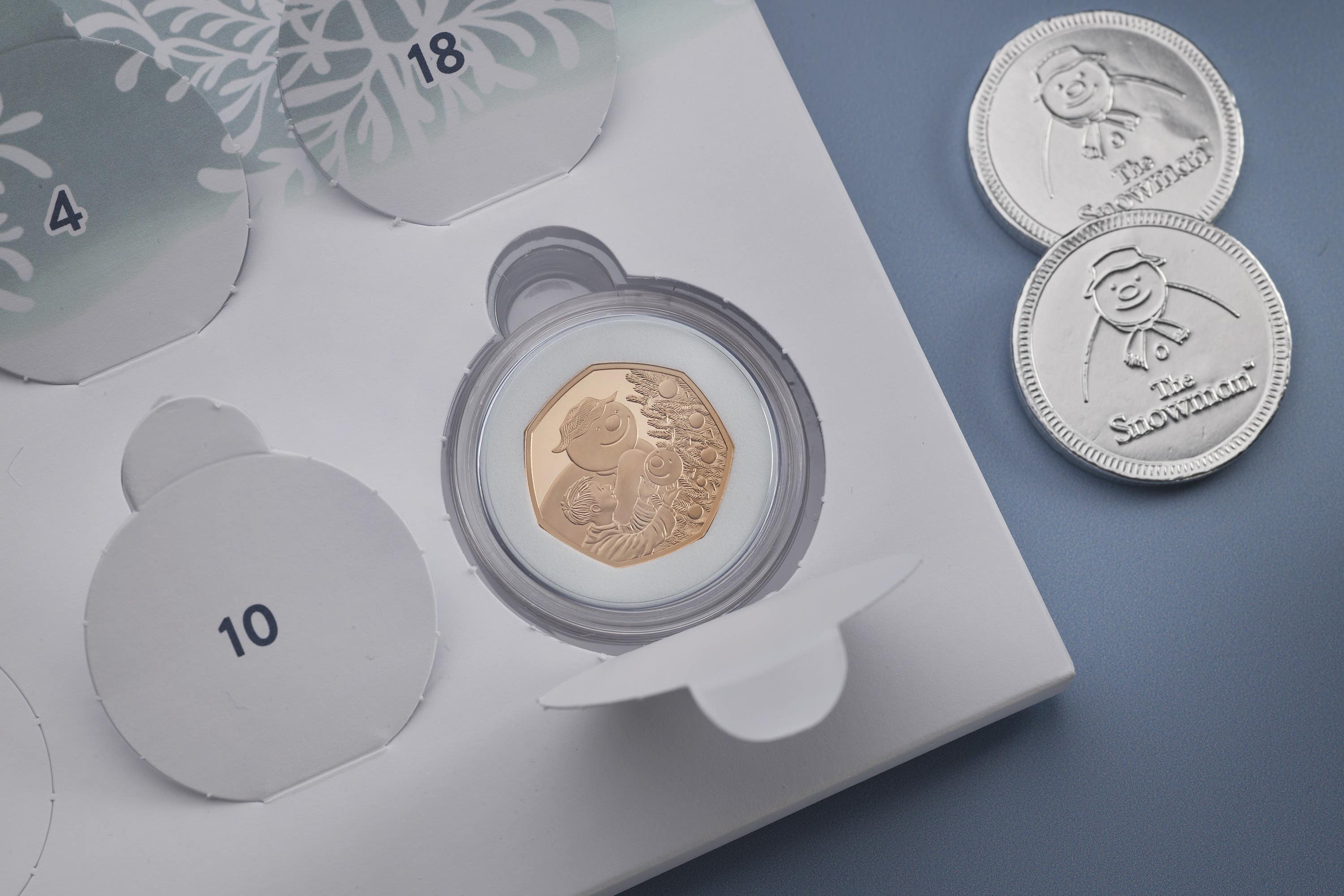 ‘Hidden’ gold coin waiting to be found in Royal Mint’s Snowman advent ...