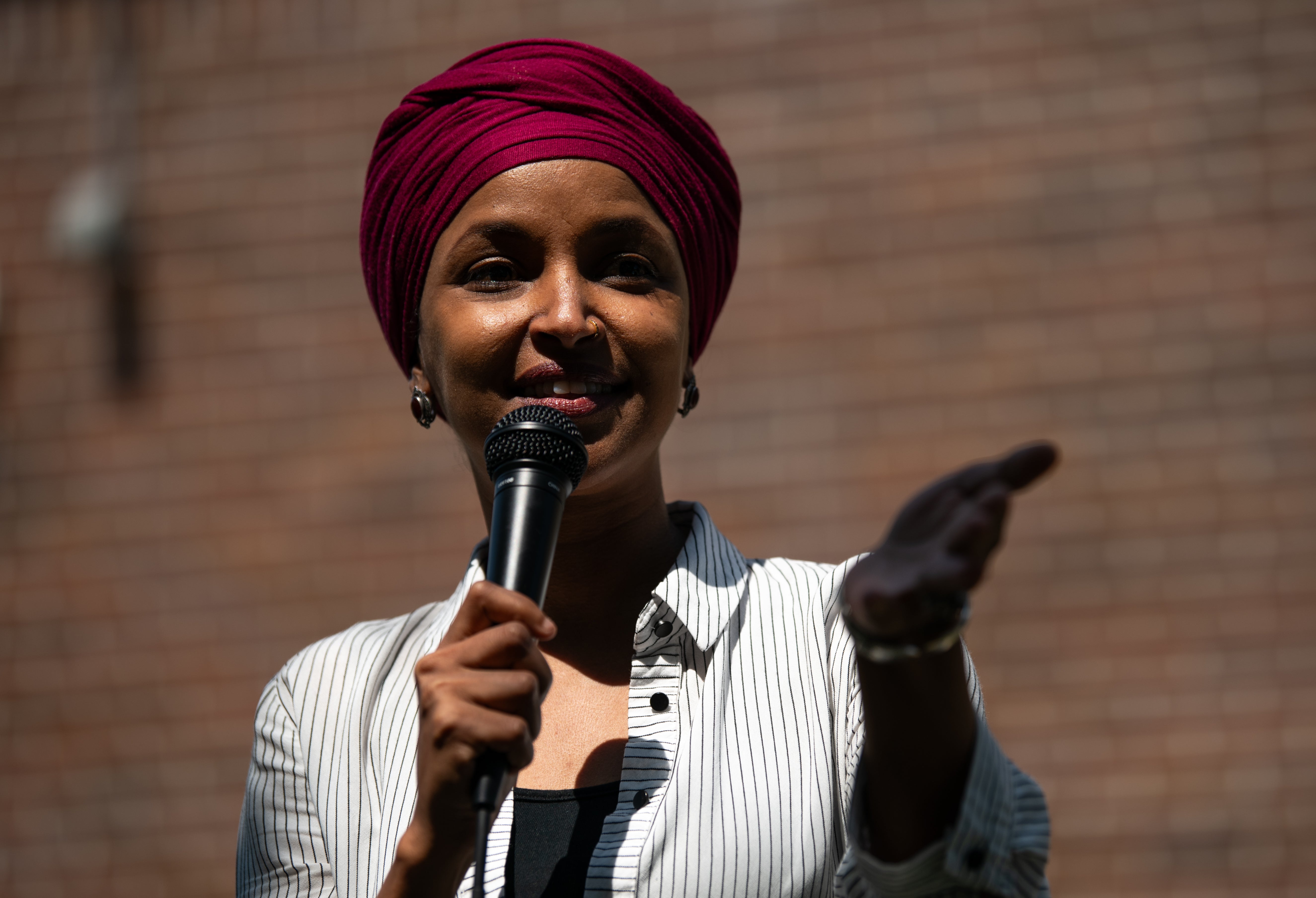The Justice Department and Homeland Security investigation is probing whether Omar or her father, Nur Omar Mohamed, ‘intentionally misstated her birth date on immigration paperwork,’ according to the report