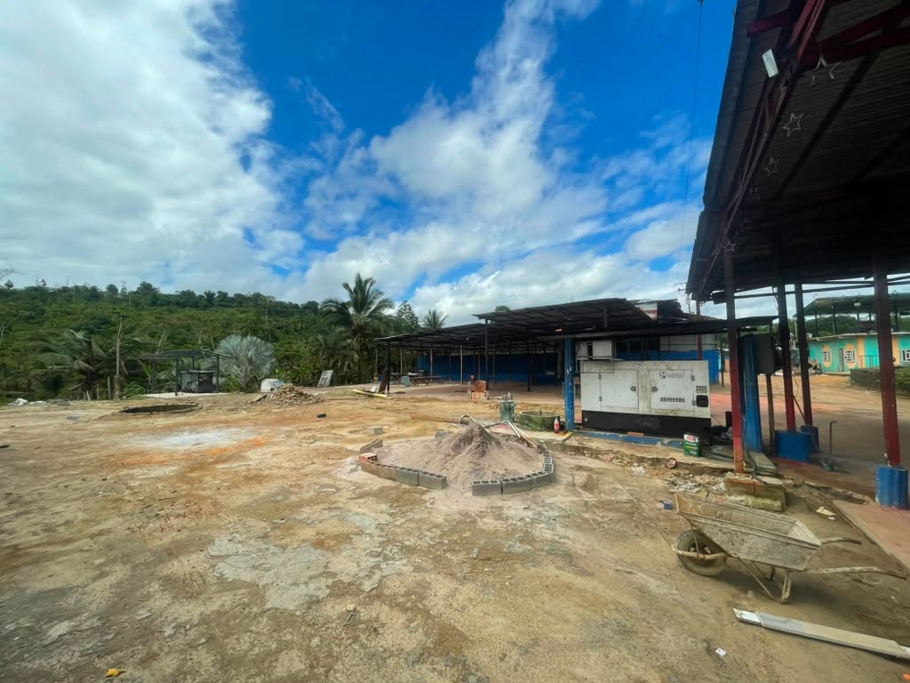The looted house of Humberto Martes, known as ‘Humbertico, described by authorities as one of the leaders of criminal groups controlling mining areas, in the town of Las Claritas in Bolivar state, Venezuela