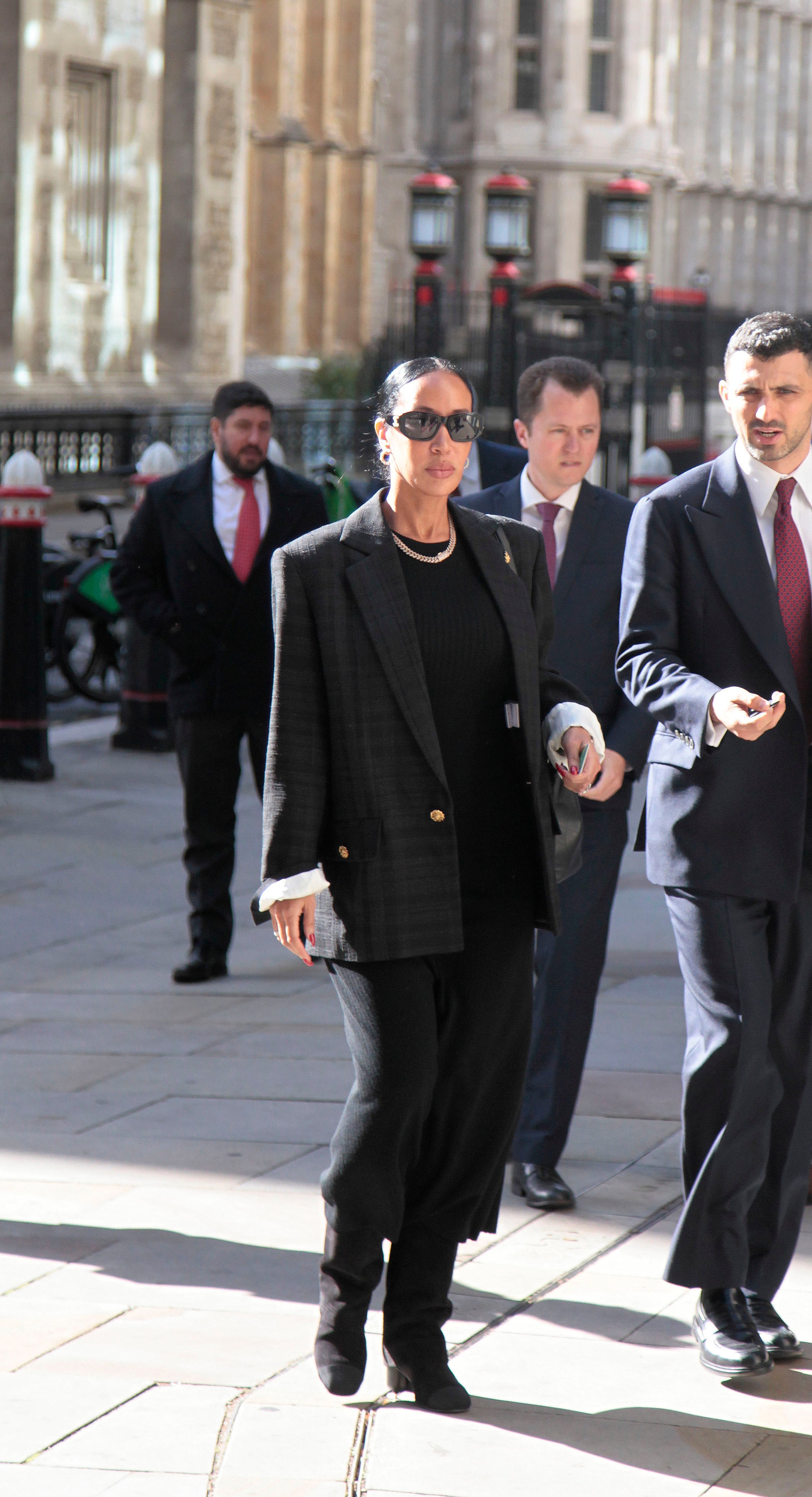 Lakiha Tyson outside the High Court in London