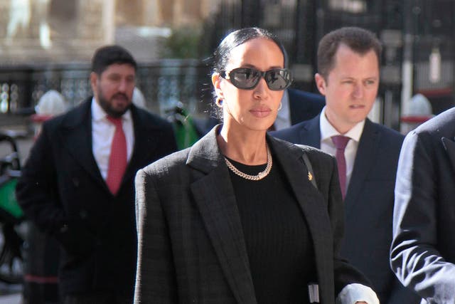 Lakiha Tyson outside the High Court in London