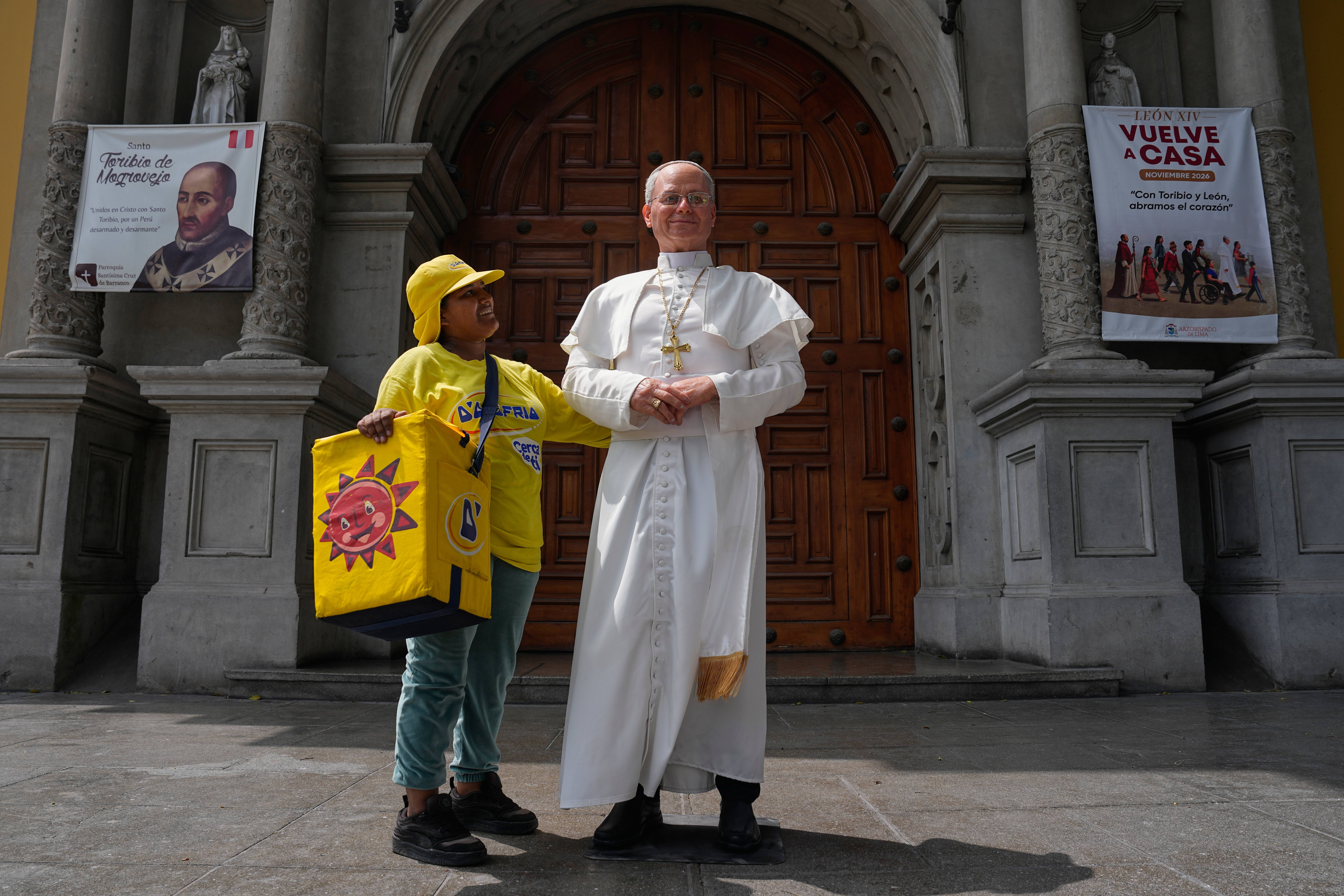 Photos show Pope Leo XIV at hospital and supporters praying as he undergoes cancer surgery