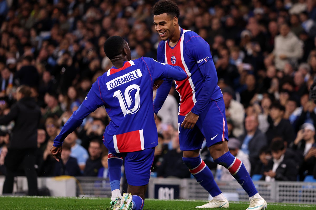 ‘An exhibition’: Steven Gerrard salutes PSG after stunning first half against Man City