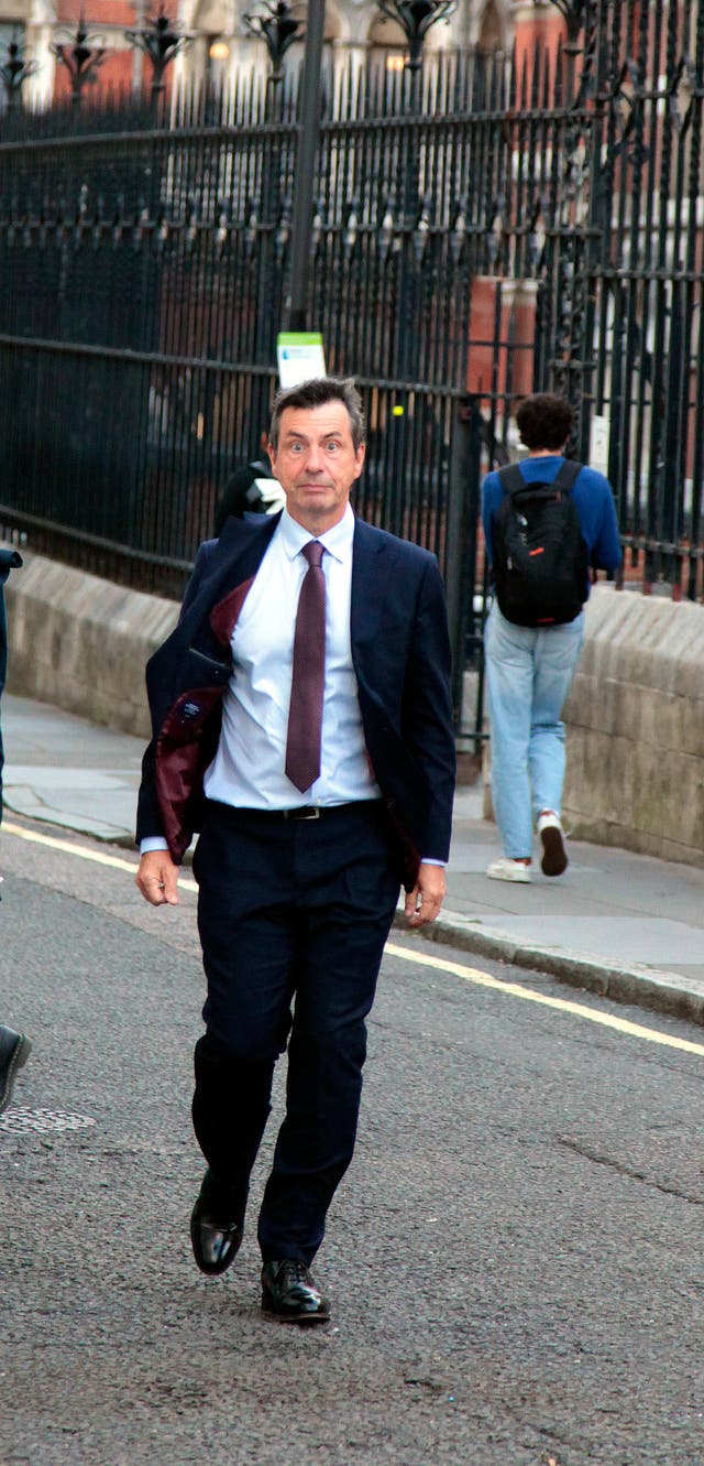 Picture shows Dr David Parsons outside London's Court of Appeal