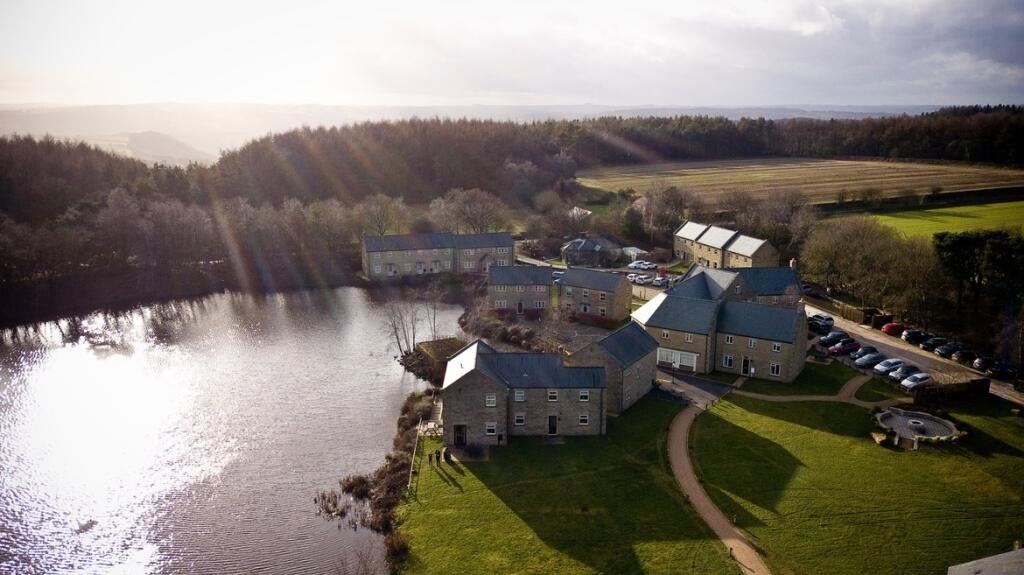 Darwin Lake comes with a three-acre fishing lake and around 20 acres of Derbyshire countryside