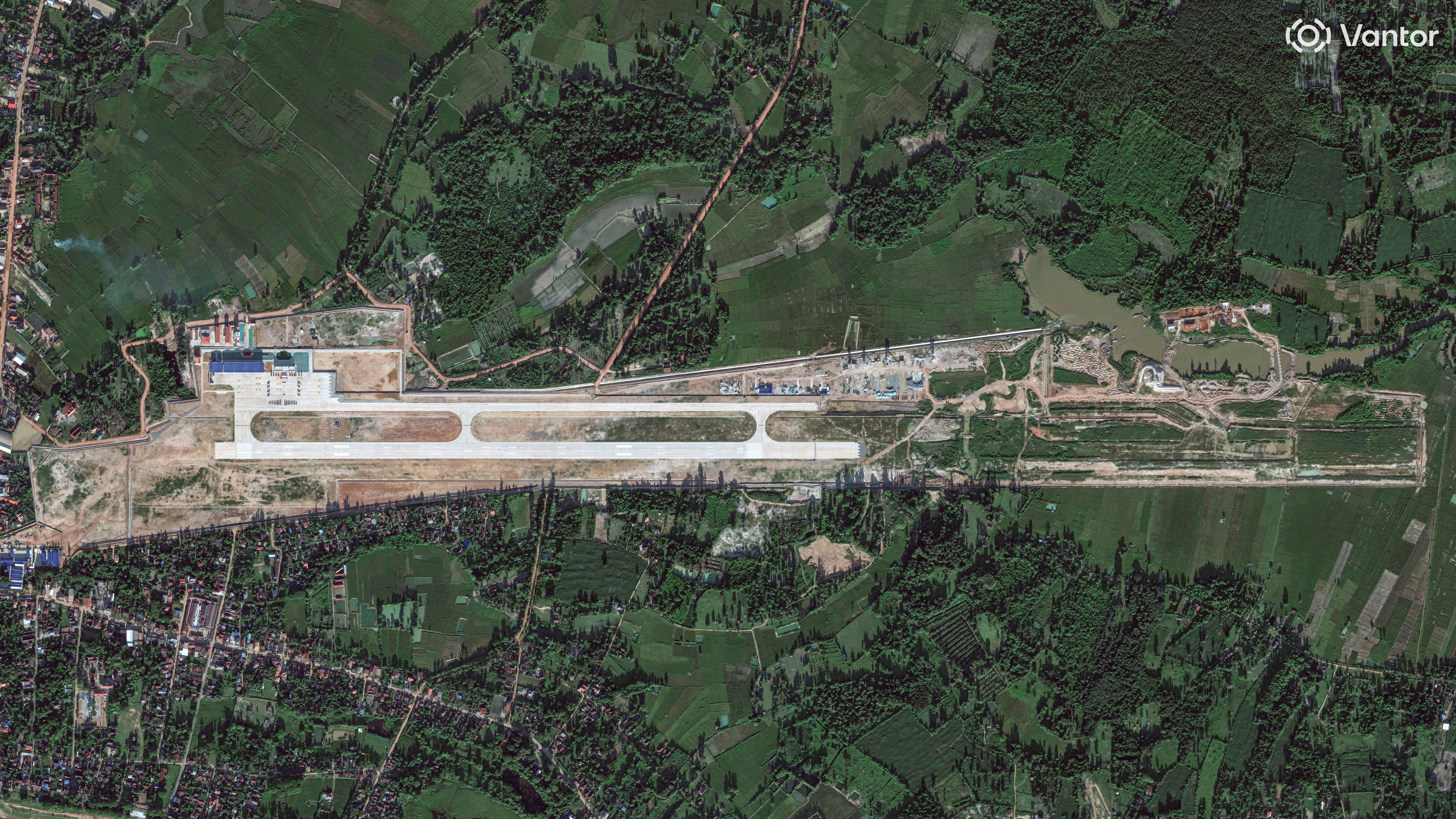 Laos China Airfield